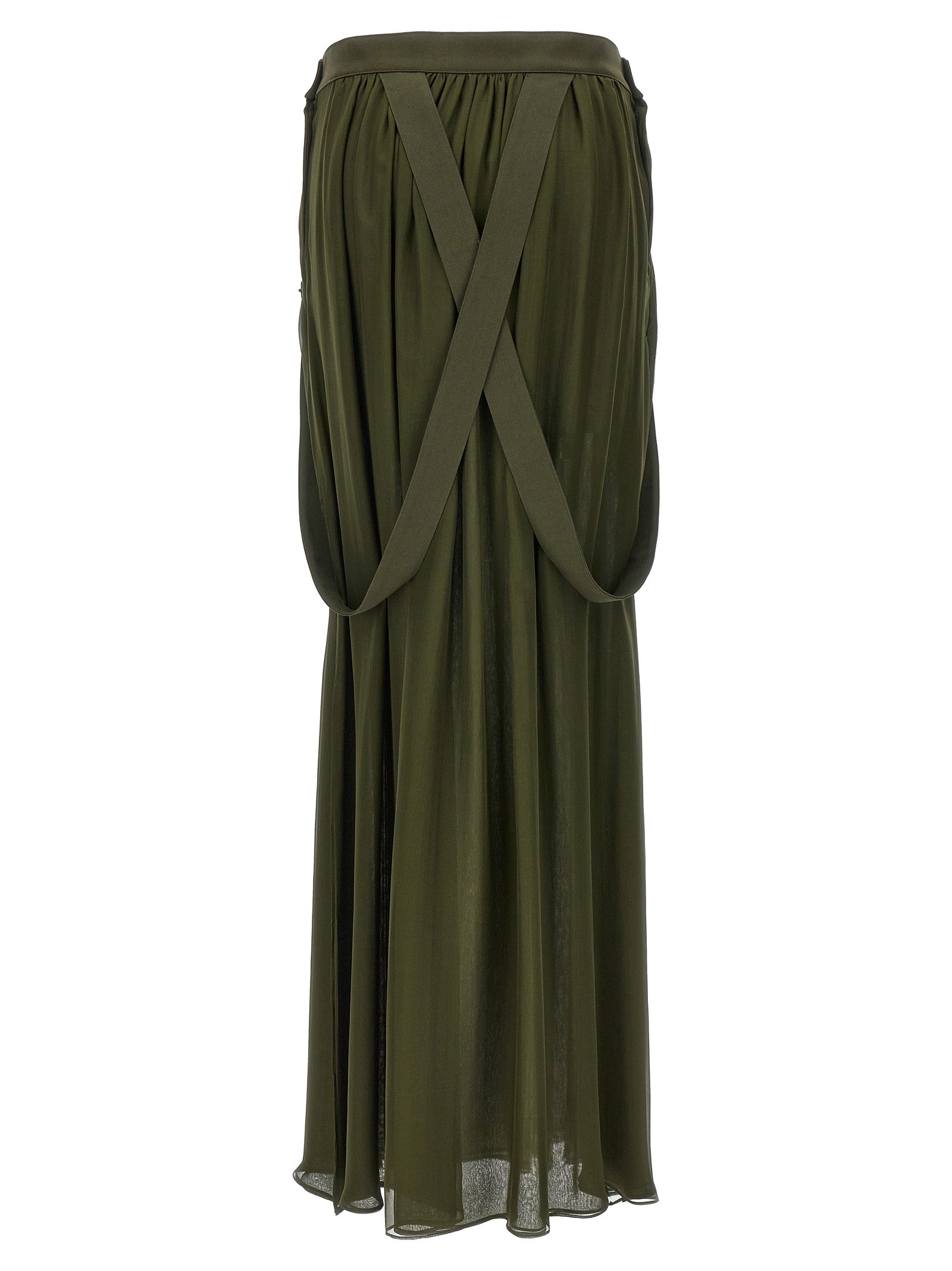 Max Mara Bicolor Silk Mini Skirt Max Mara