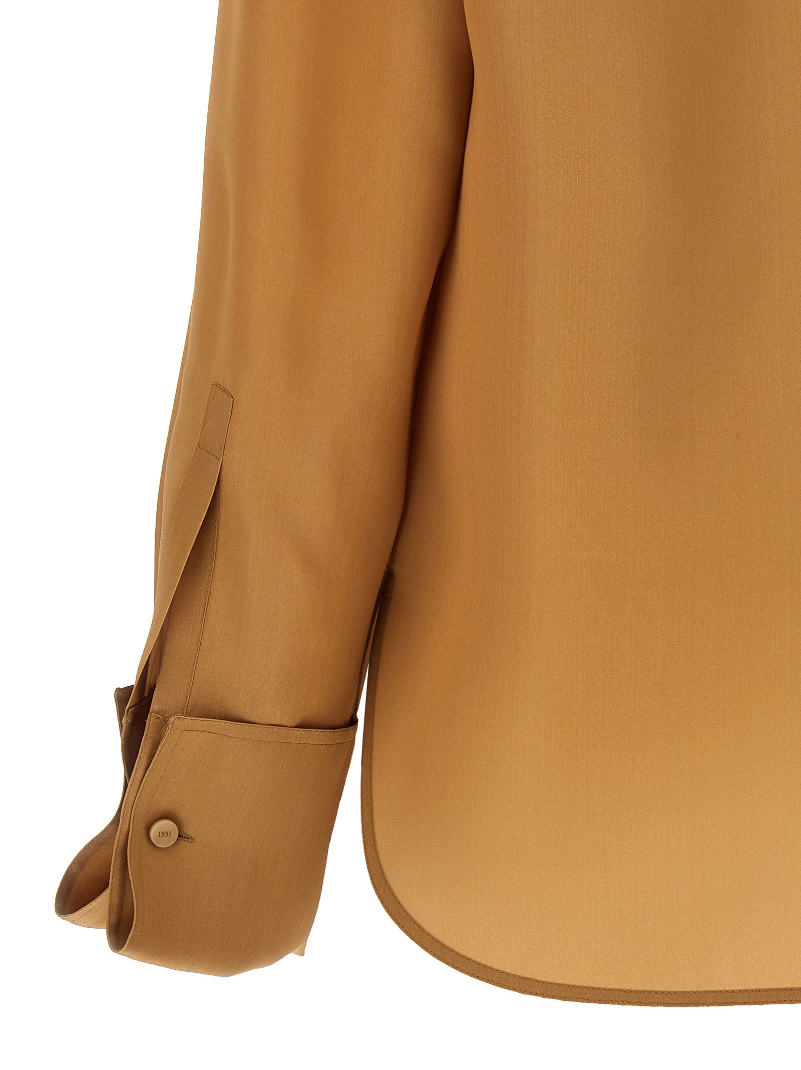 Max Mara Beige Silk Blouse Max Mara