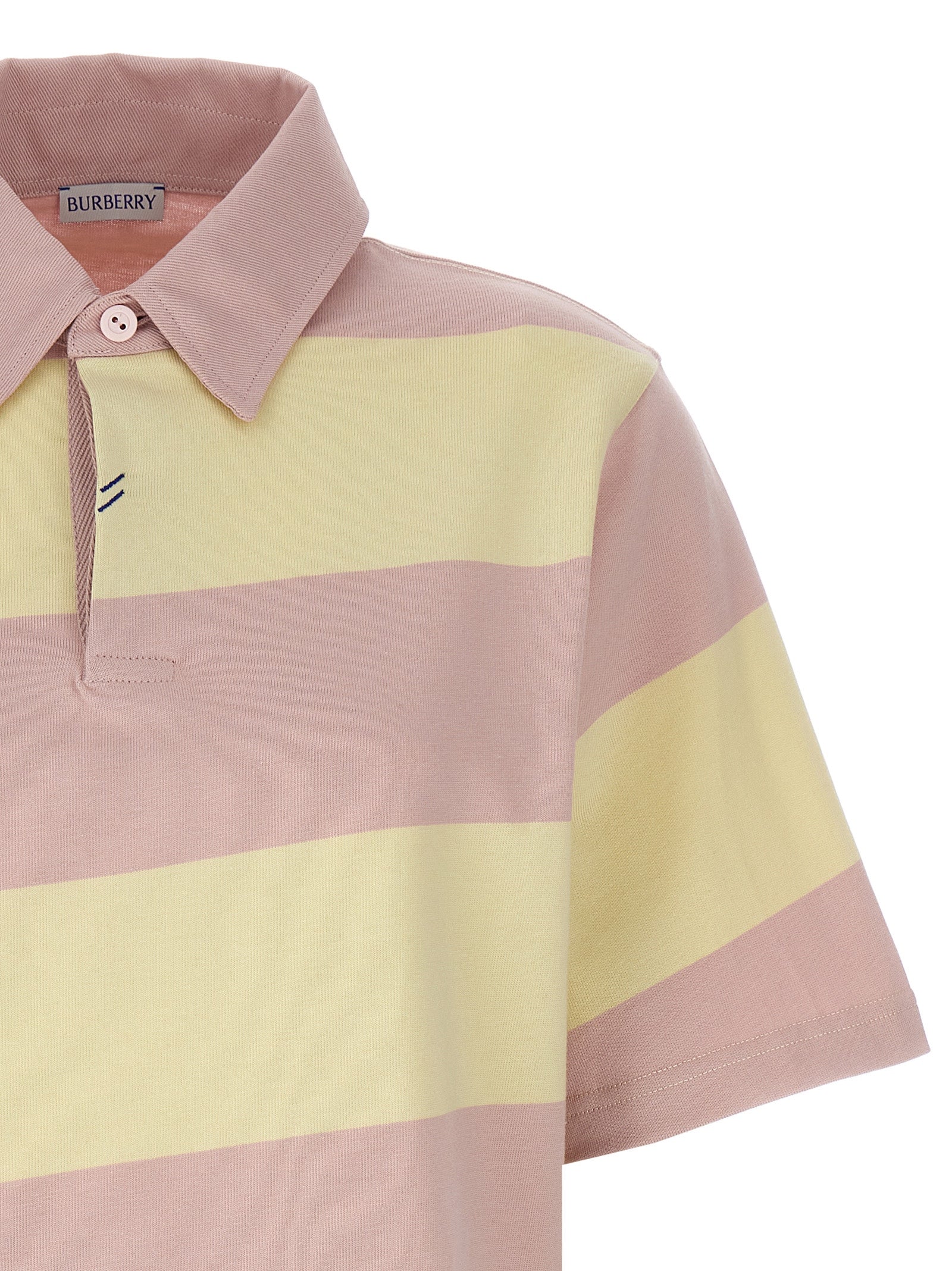 Burberry Multicolor Cotton Polo Shirt Burberry