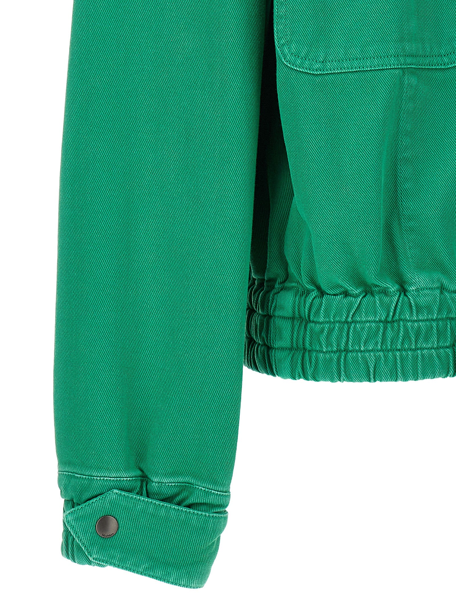 Max Mara Bicolor Cotton Full-Length Jacket Max Mara