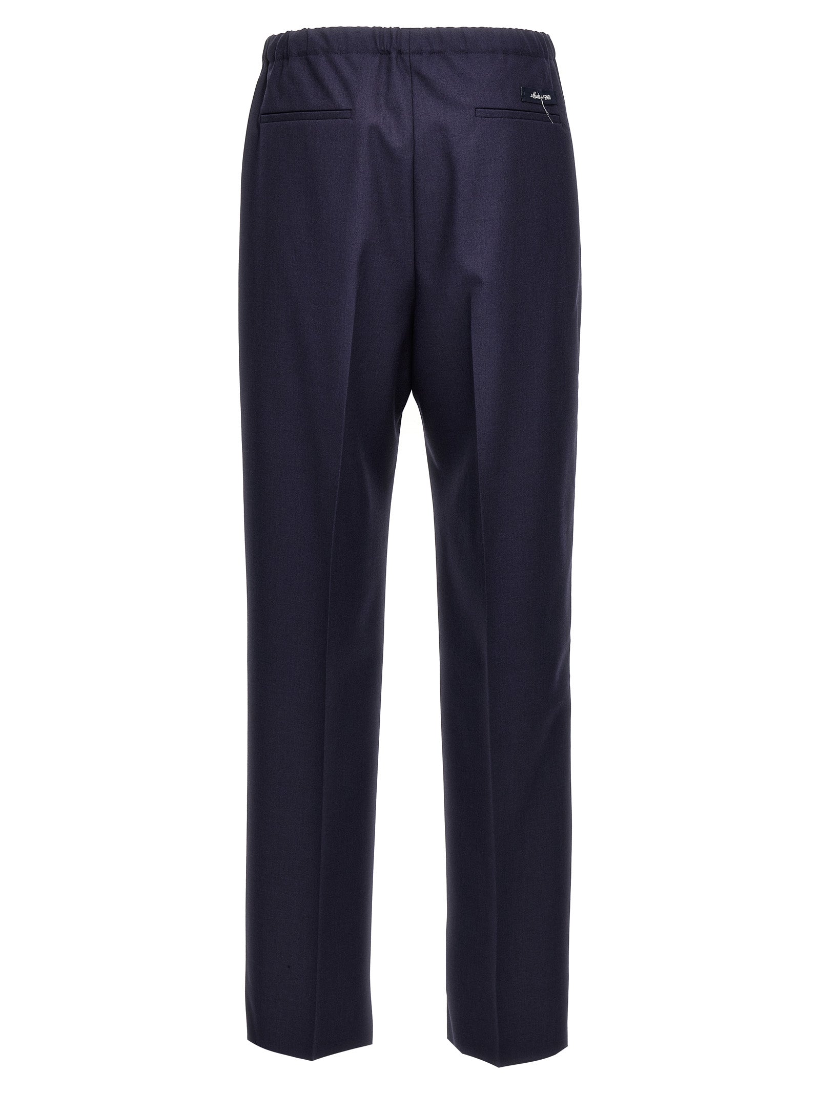 Fendi Blue Virgin Wool Pants