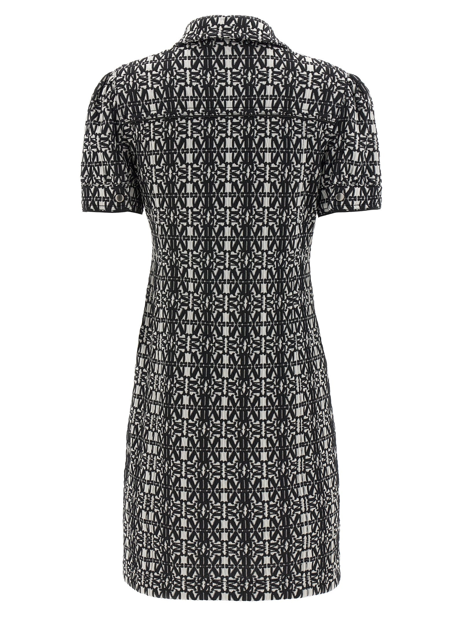Max Mara Bicolor Polyester Short Dress Max Mara