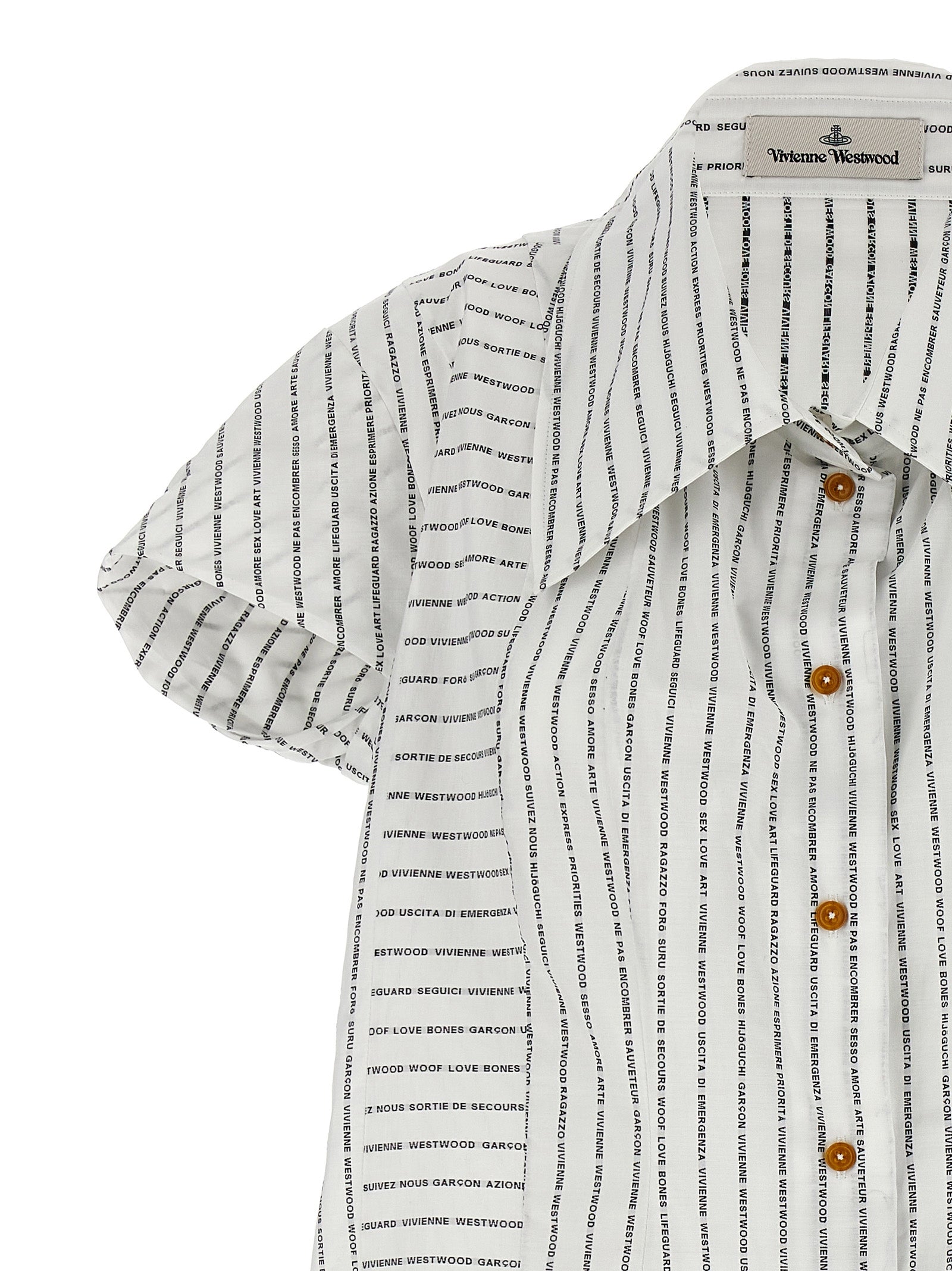 Vivienne Westwood Bicolor Cotton Blouse Vivienne Westwood