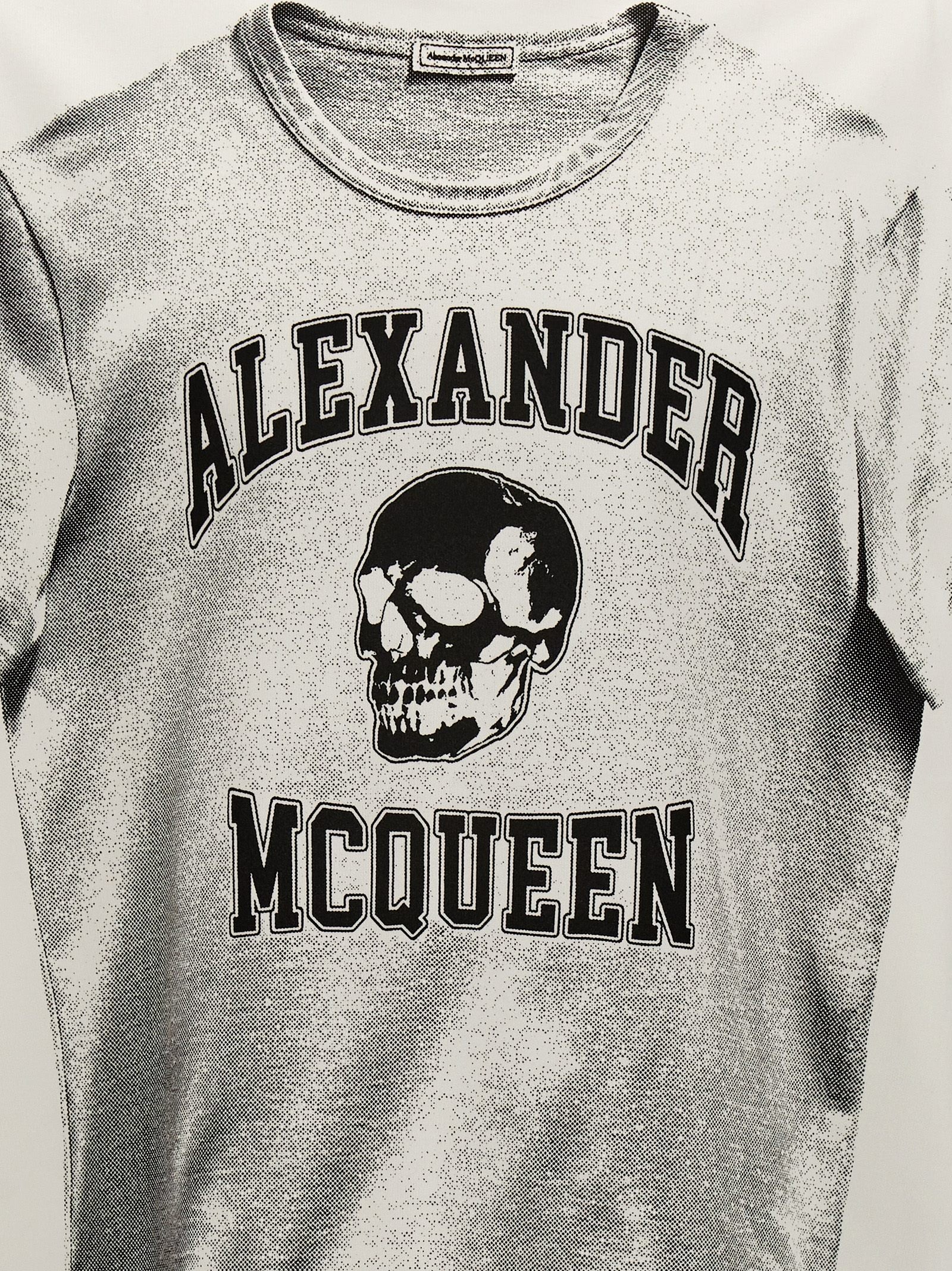 Alexander McQueen Bicolor Cotton T-Shirt Alexander McQueen