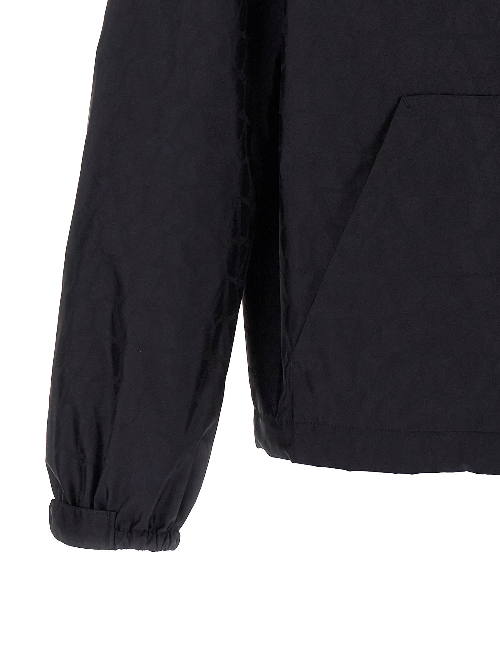 Valentino Garavani Blue Polyamide Shell Jacket Valentino Garavani