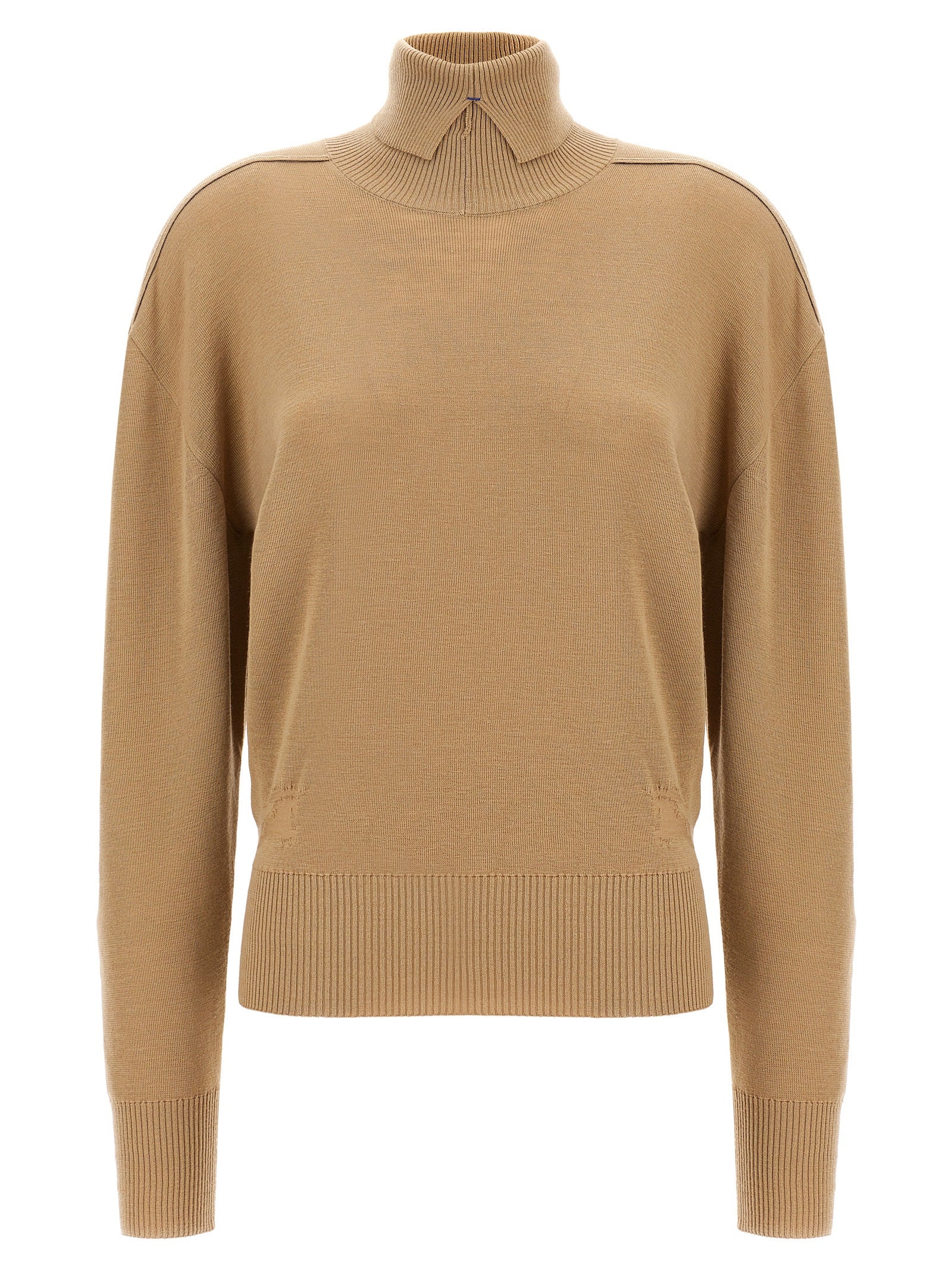 Burberry Beige Wool Cardigan Burberry