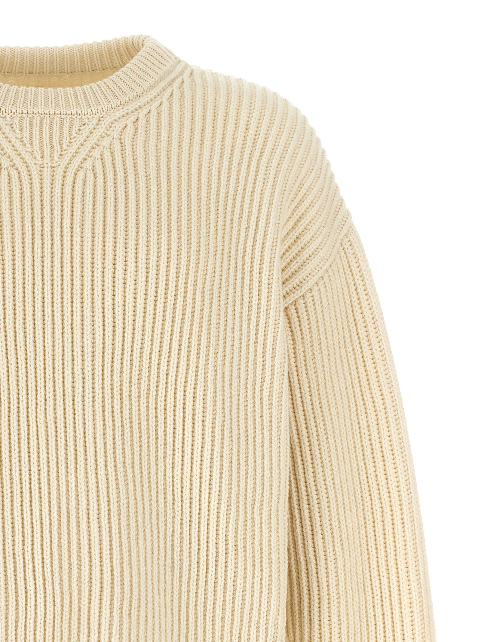 Jil Sander White Wool Cardigan Jil Sander