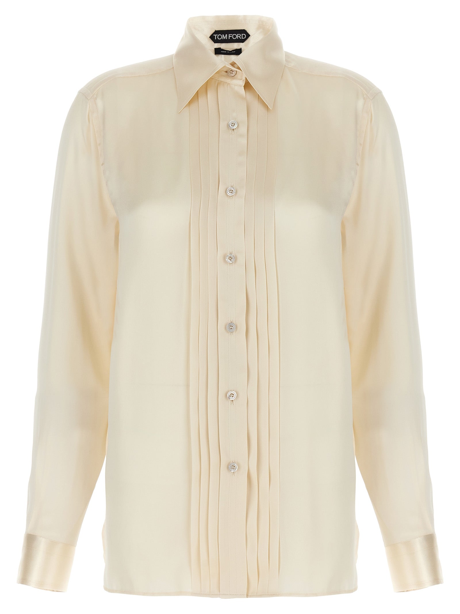 Tom Ford White Silk Blouse Tom Ford
