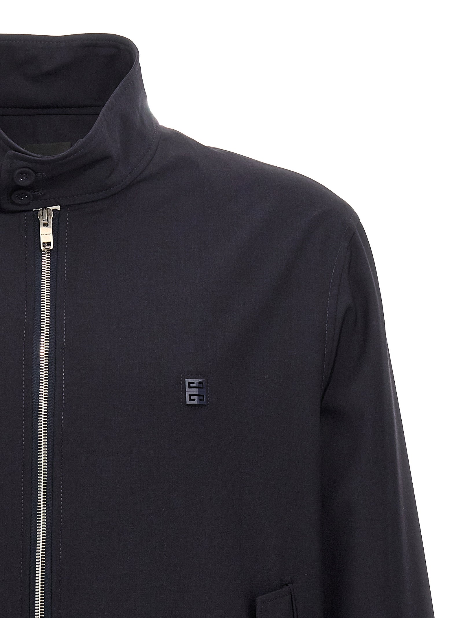 Givenchy Blue Elastane Bomber Givenchy