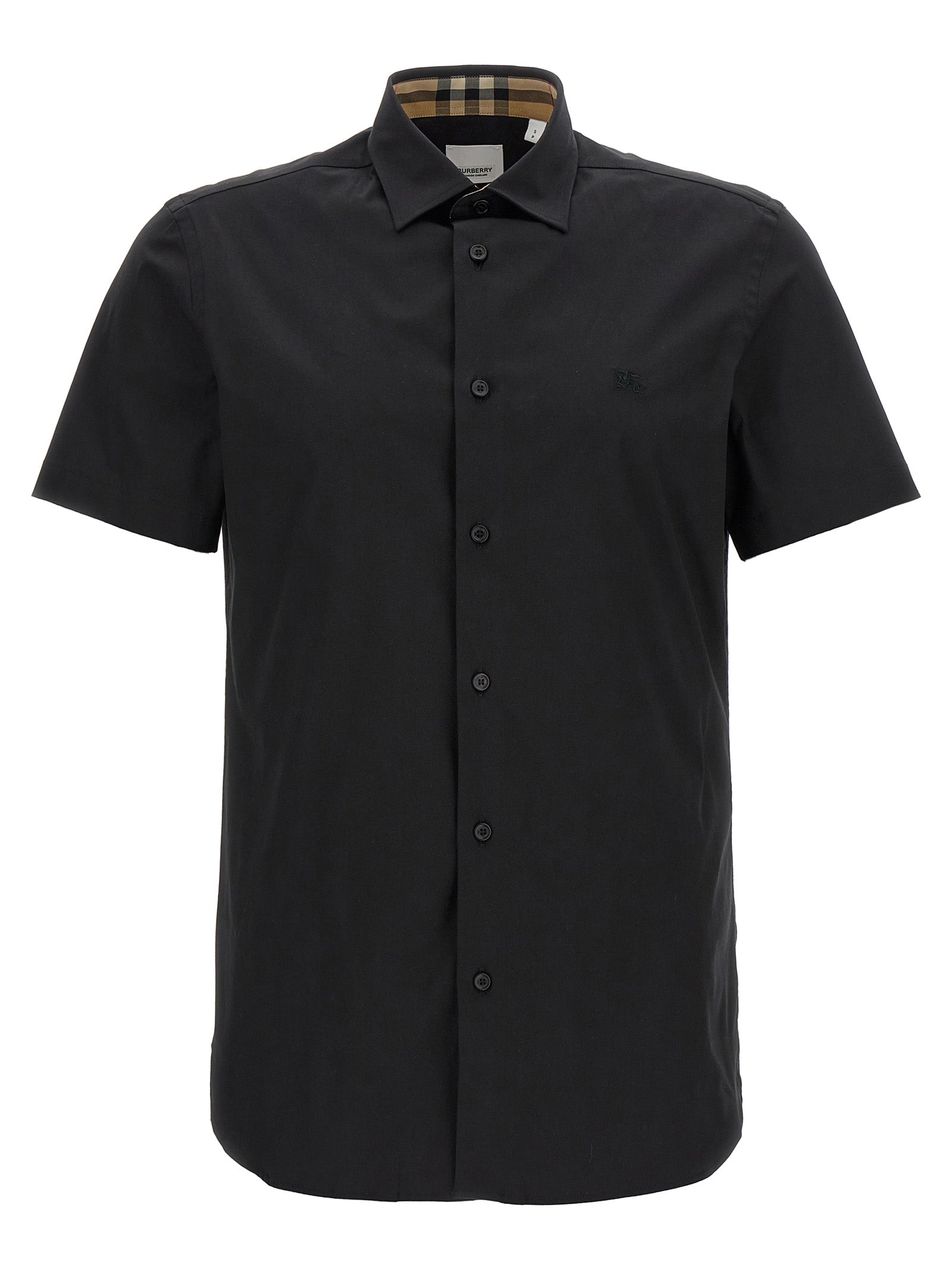 Burberry Black Cotton Blouse Burberry