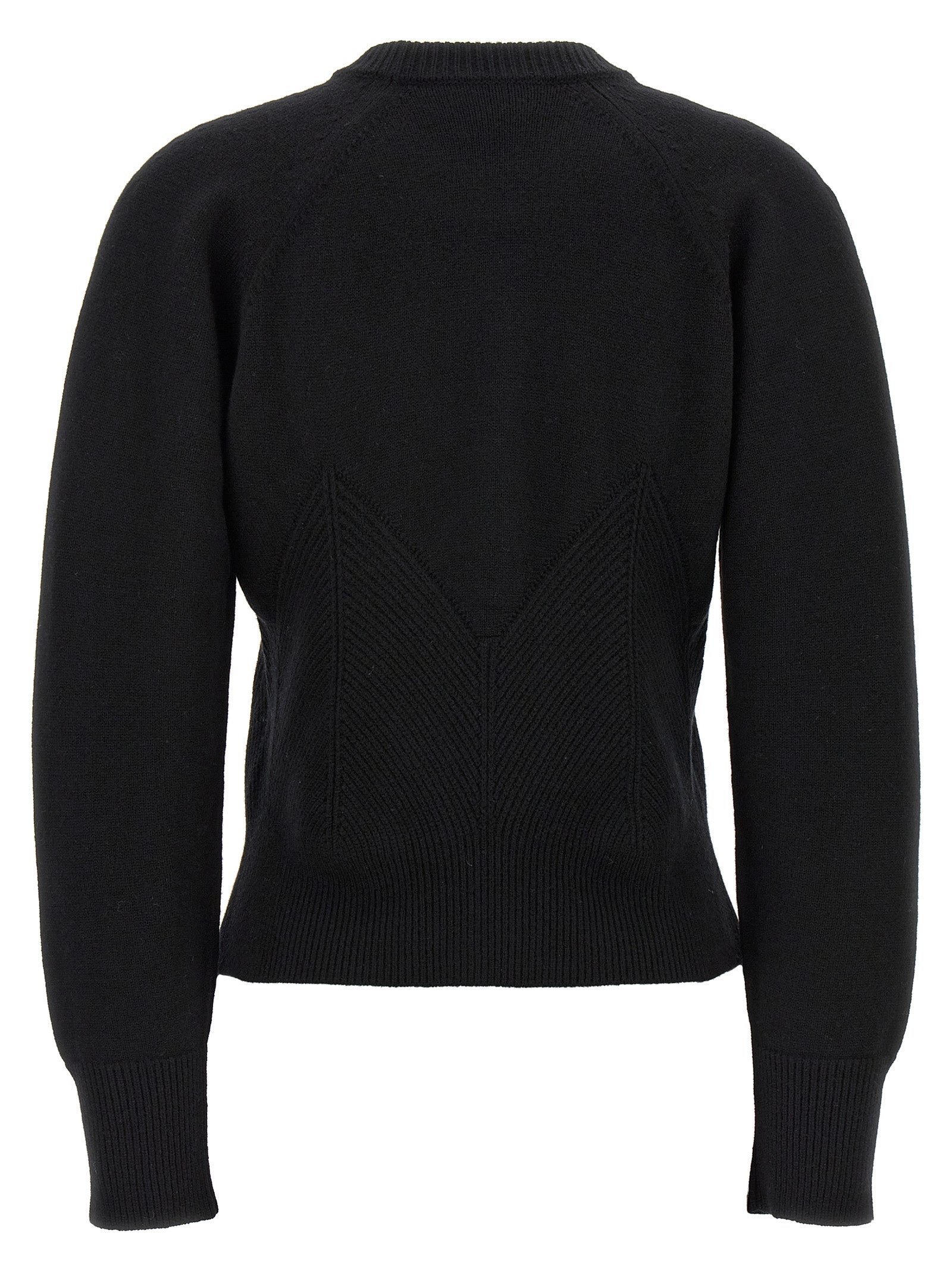 Alexander McQueen Black Wool Cardigan Alexander McQueen