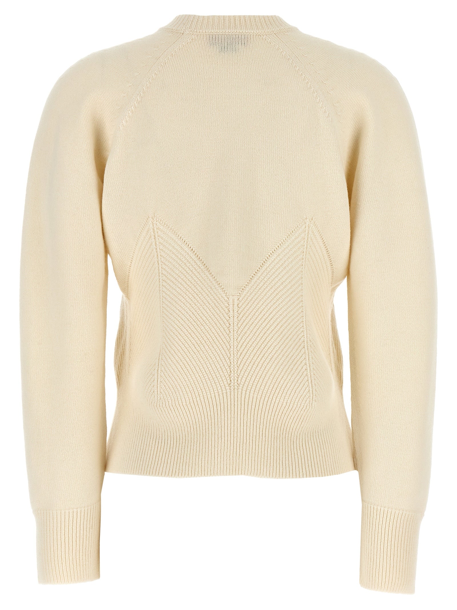 Alexander McQueen White Wool Cardigan Alexander McQueen