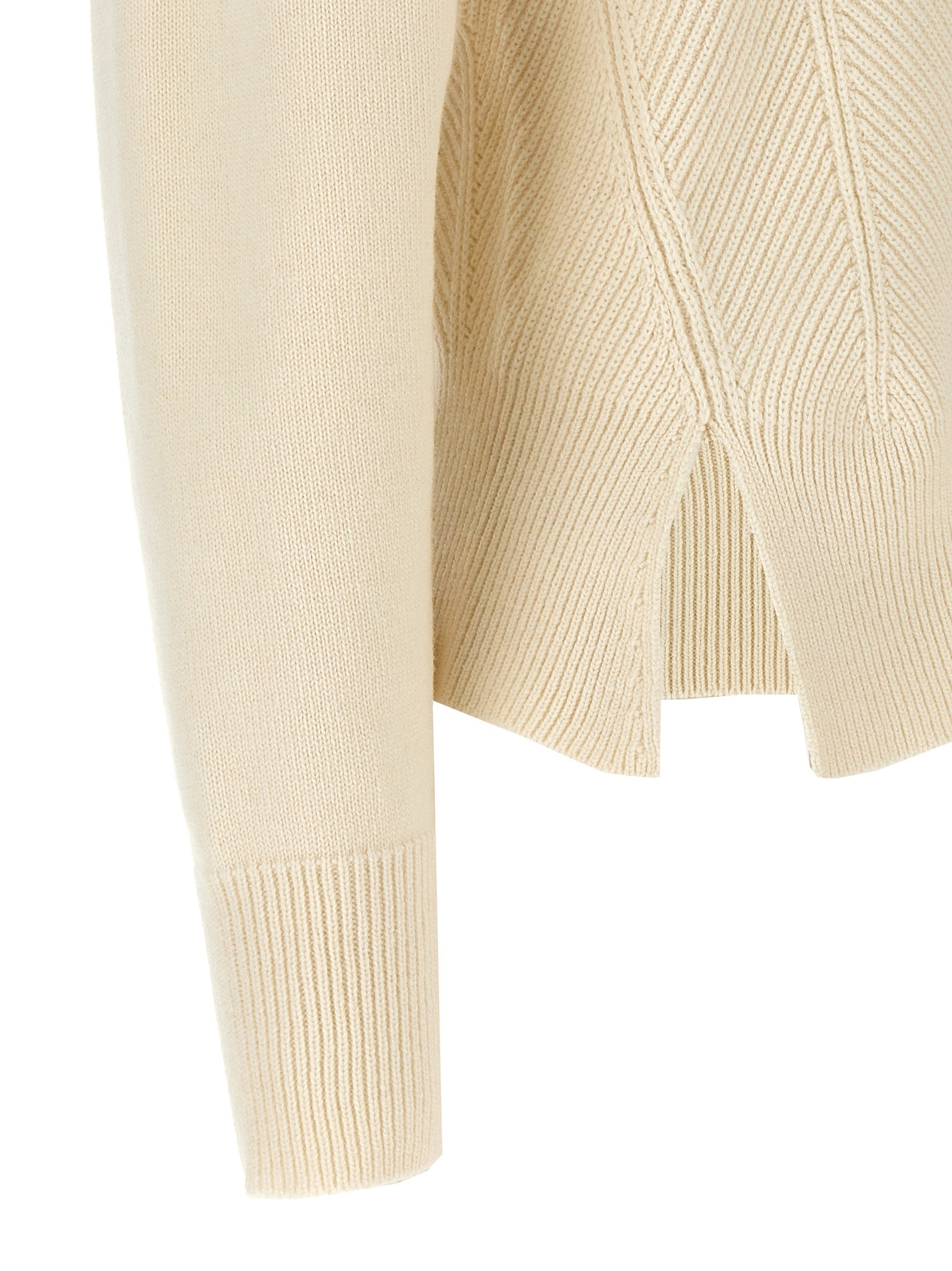 Alexander McQueen White Wool Cardigan Alexander McQueen