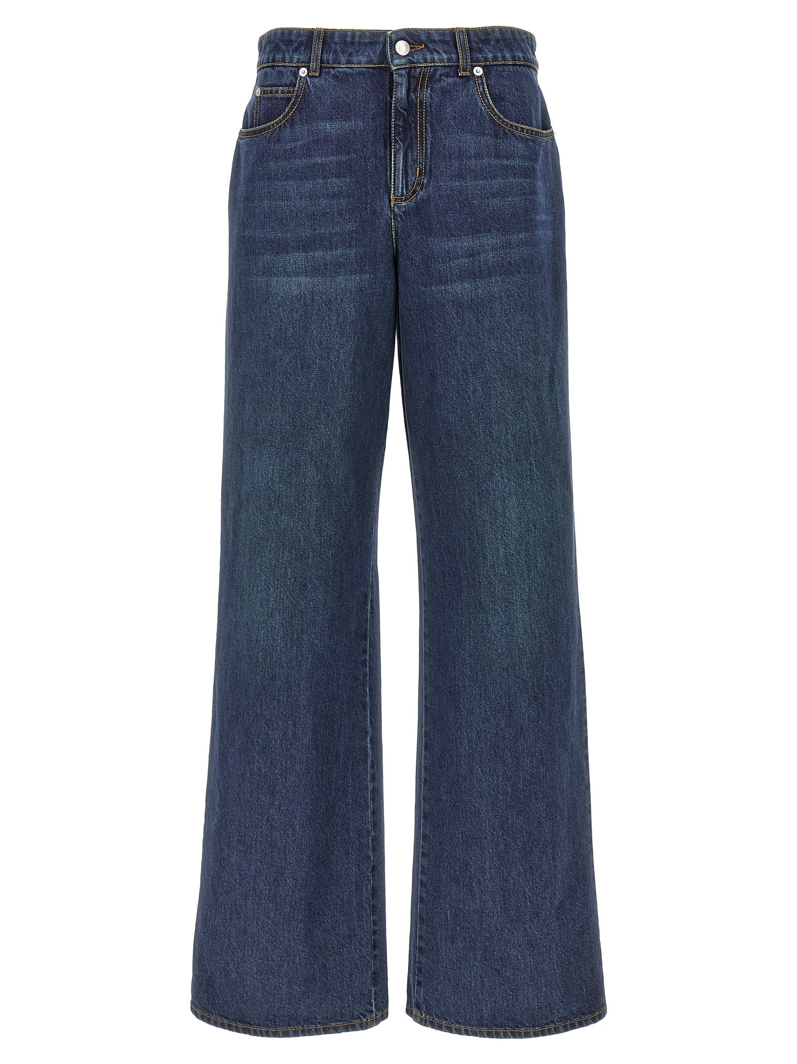 Alexander McQueen Blue Cotton Jeans Denim Alexander McQueen