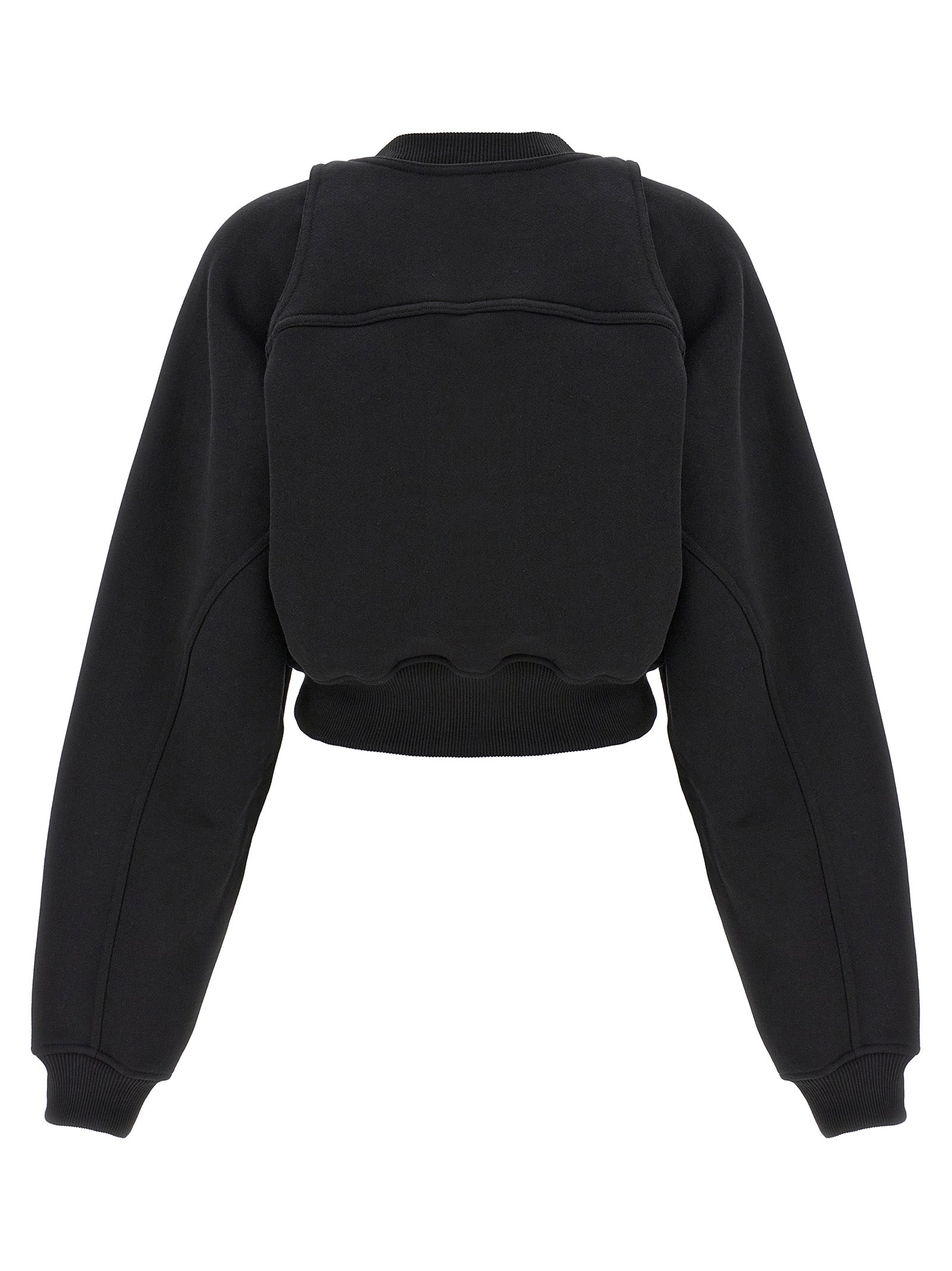 Off-White Bicolor Cotton Sweatshirt Off-White