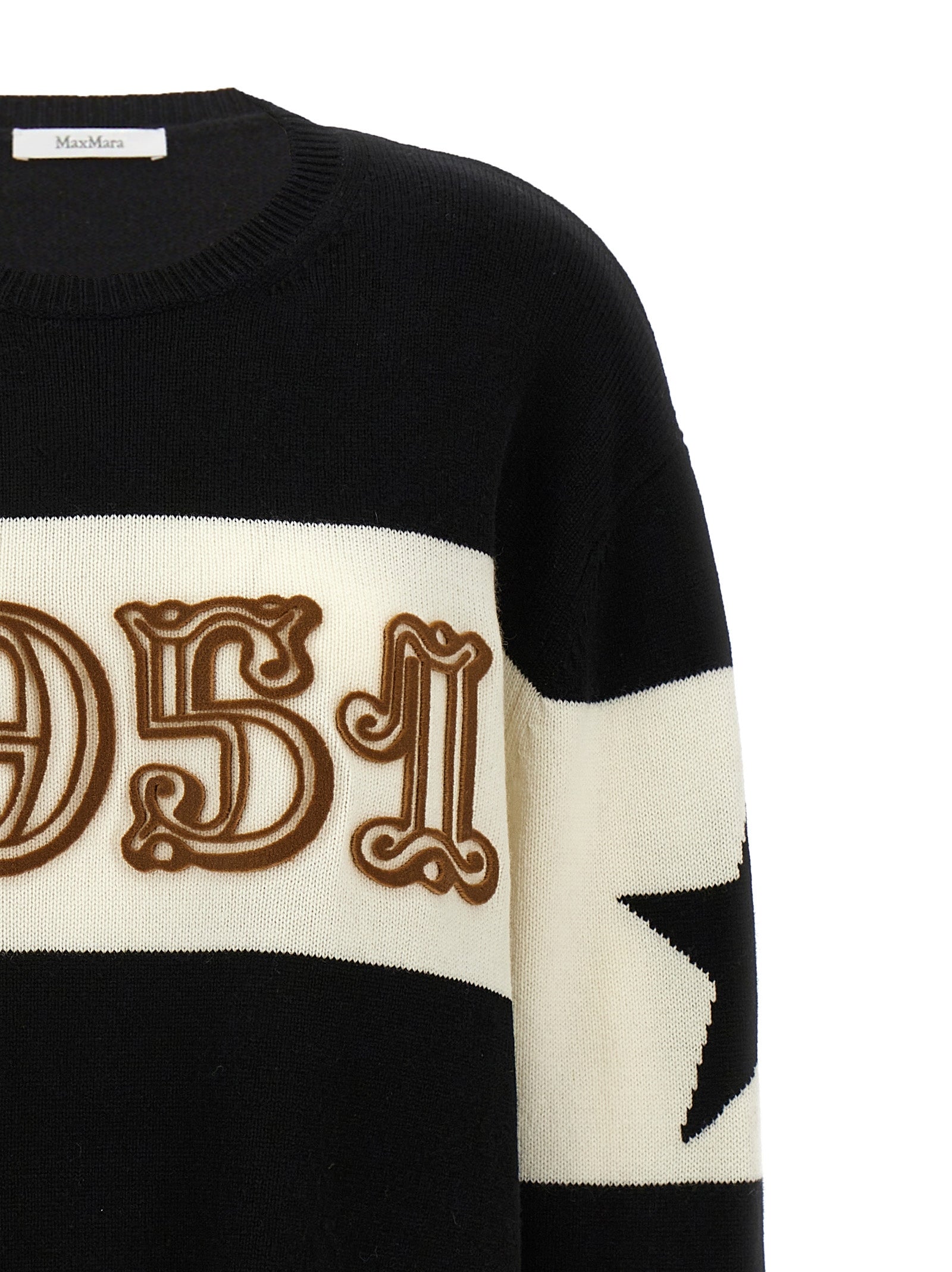 Max Mara Black Wool Cardigan Max Mara