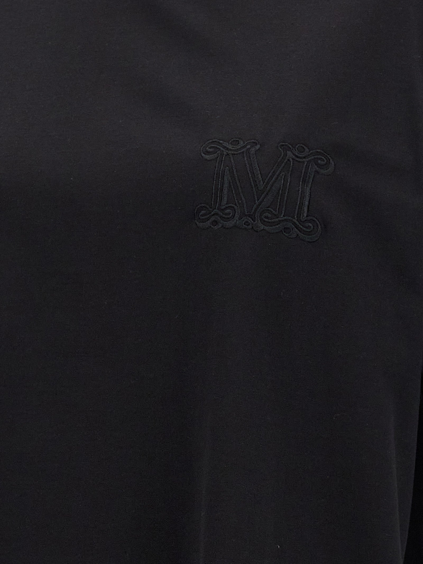 Max Mara Black Cotton T-Shirt Max Mara