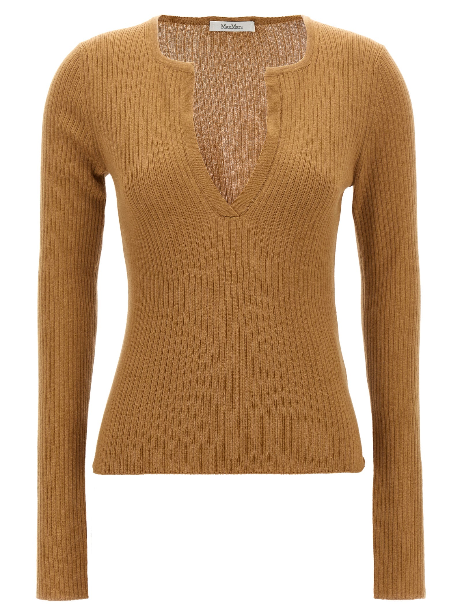 Max Mara Beige Silk Cardigan Max Mara