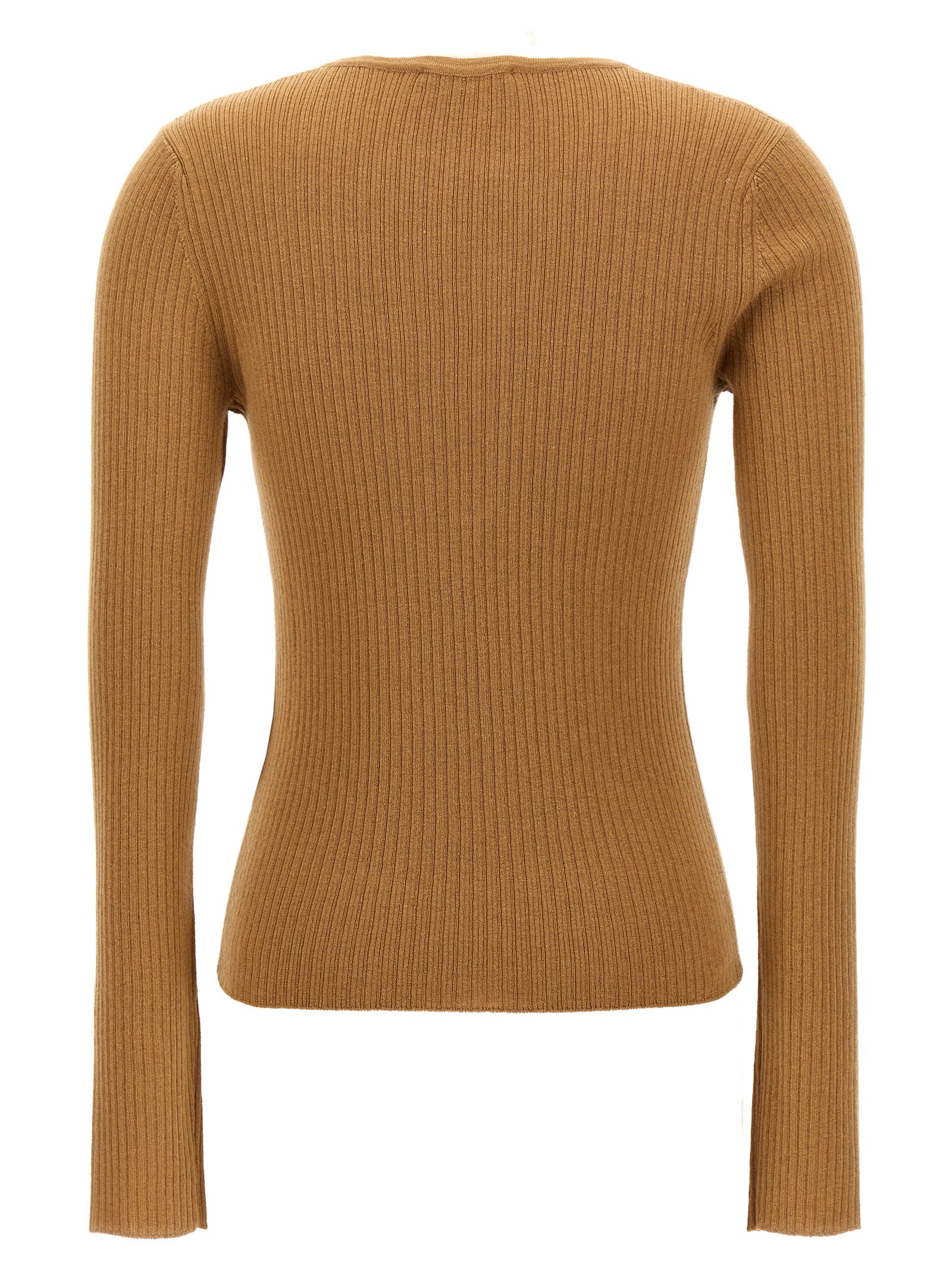 Max Mara Beige Silk Cardigan Max Mara