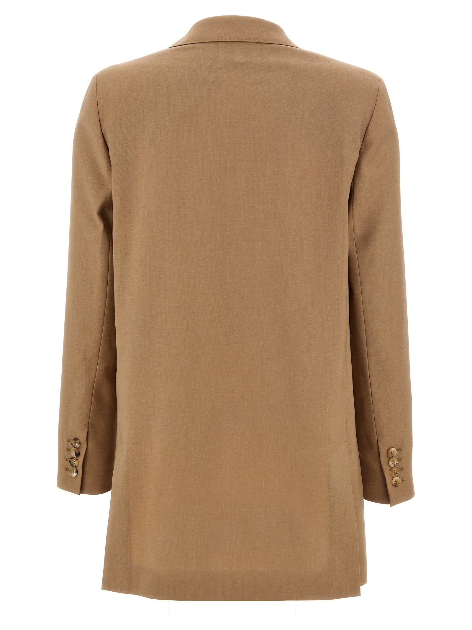 Max Mara Beige Virgin Wool Blazer Max Mara