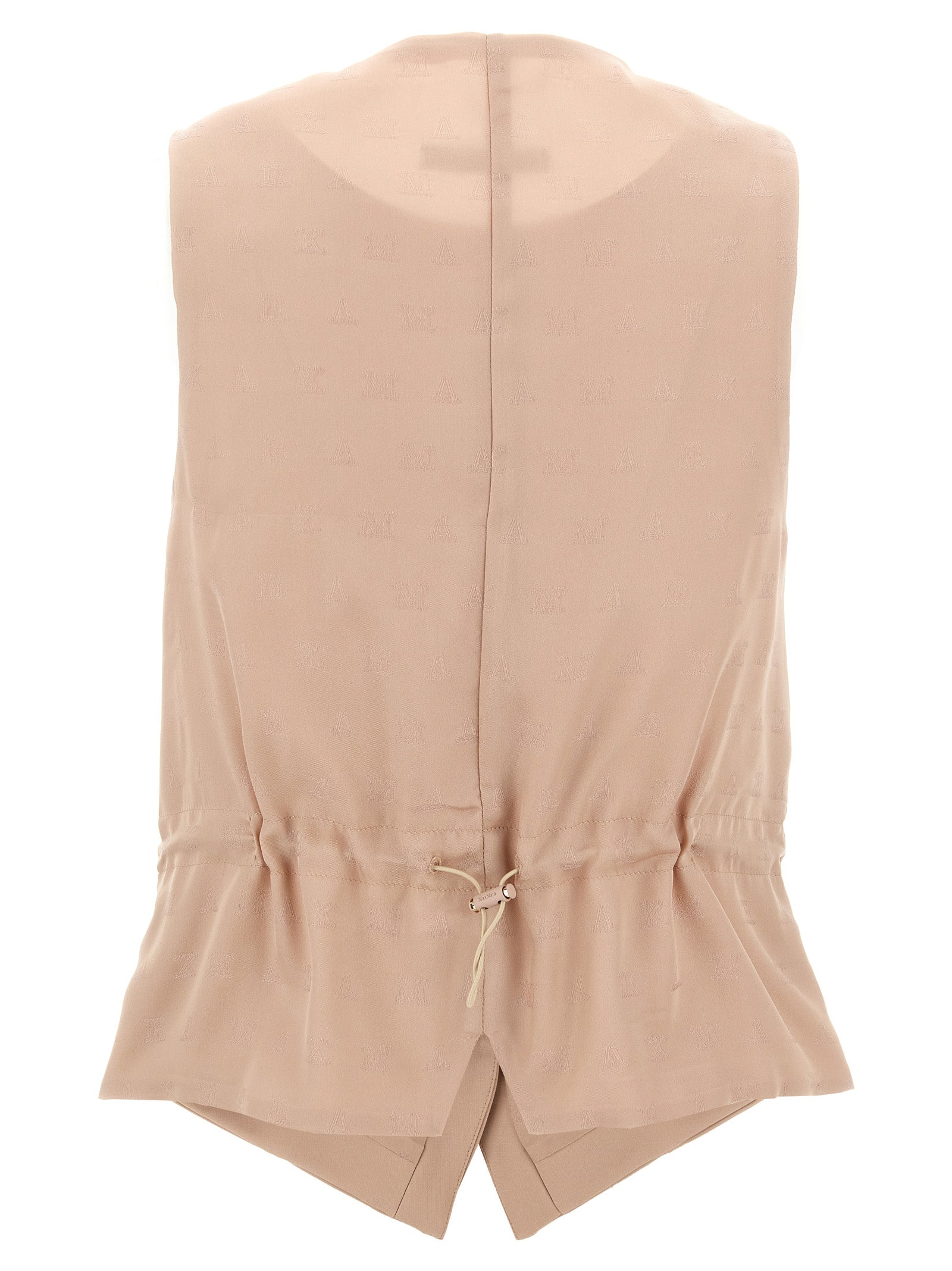 Max Mara Multicolor Acetate Sleeveless Jacket Max Mara
