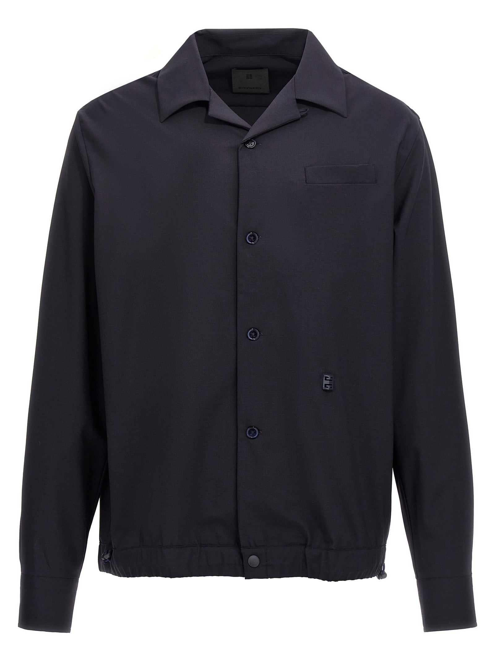 Givenchy Blue Elastane Blouse Givenchy