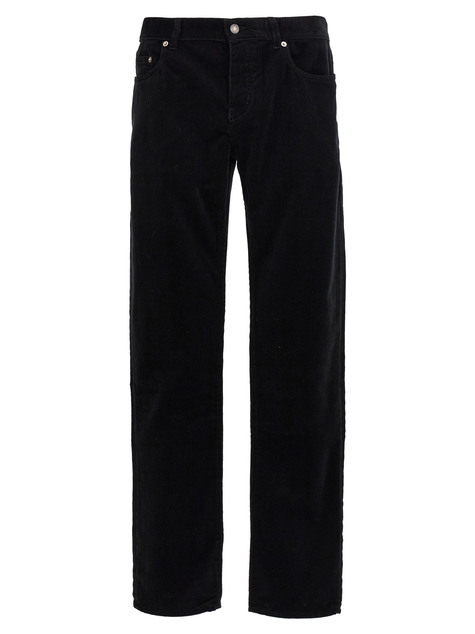 Saint Laurent Black Cotton Casual Pants Saint Laurent