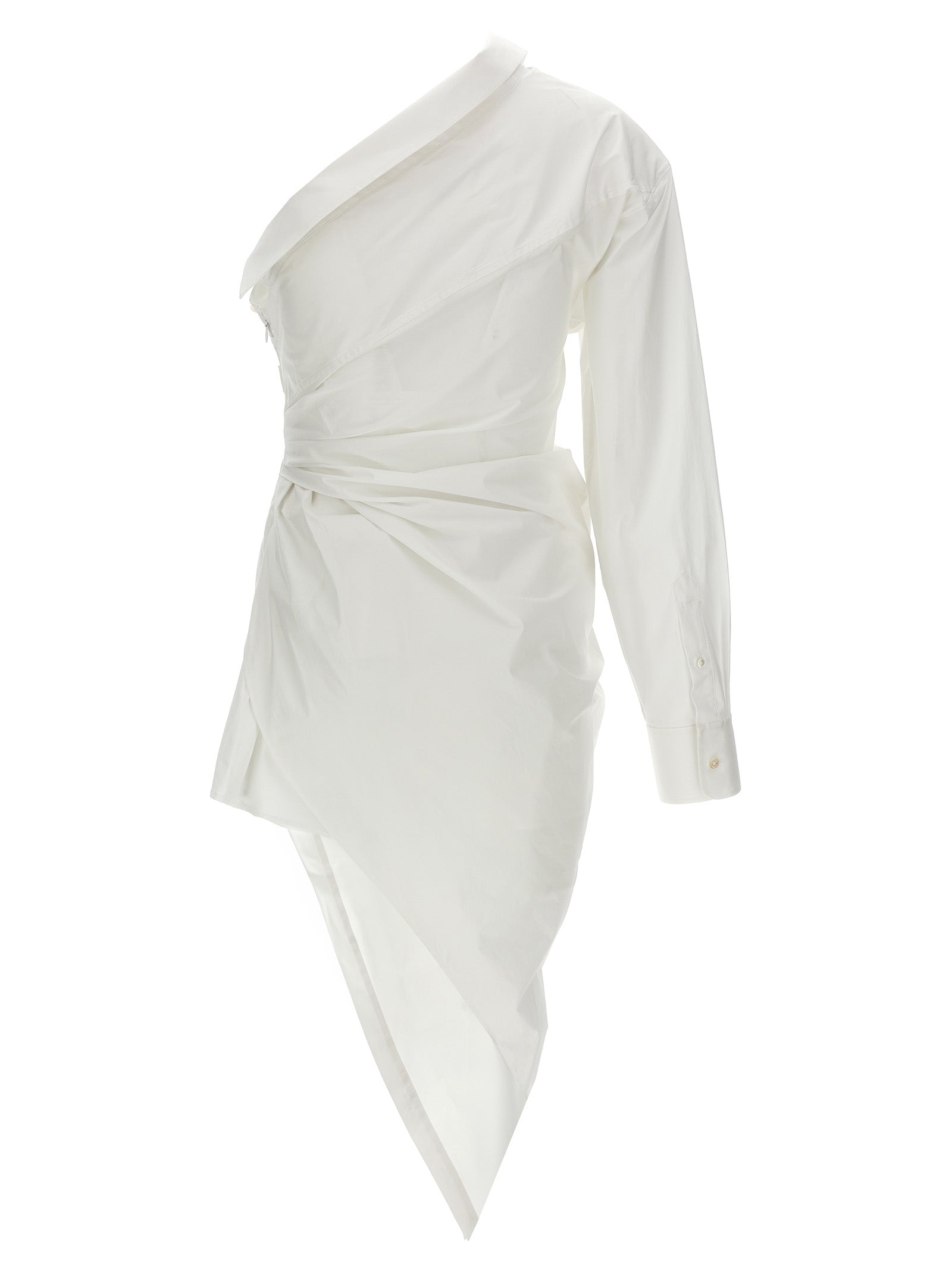 Alexander Wang White Cotton Short Dress Alexander Wang
