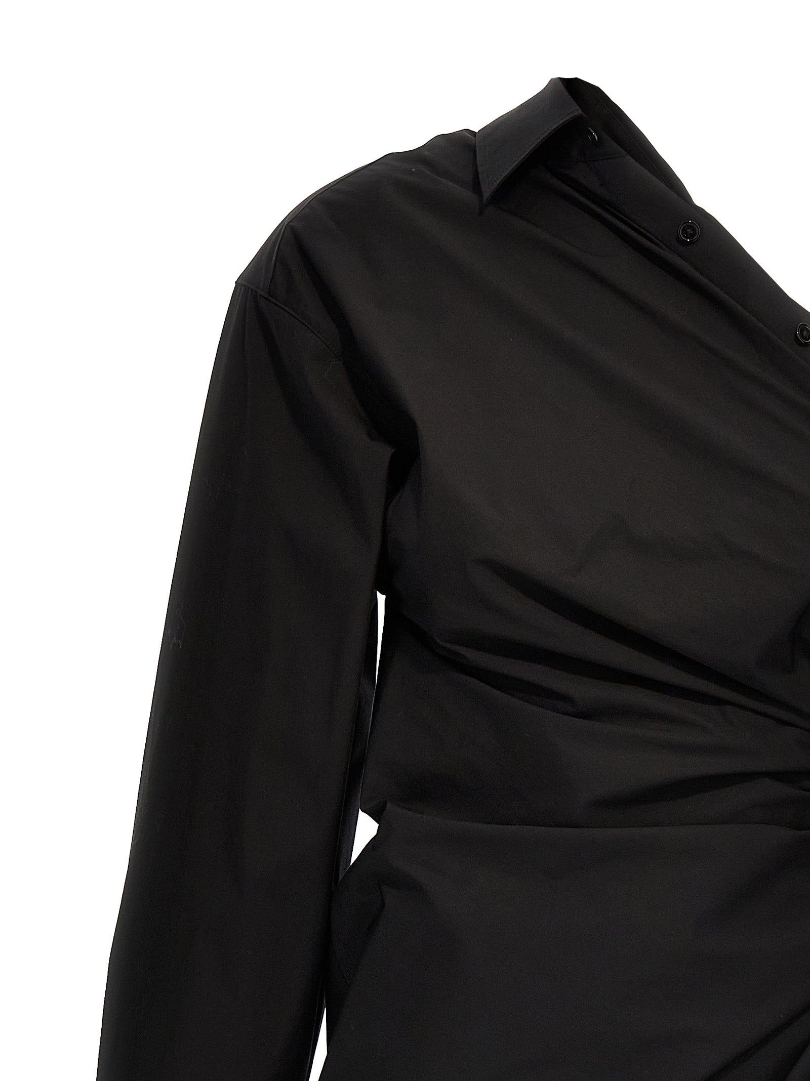 Alexander Wang Black Cotton Short Dress Alexander Wang