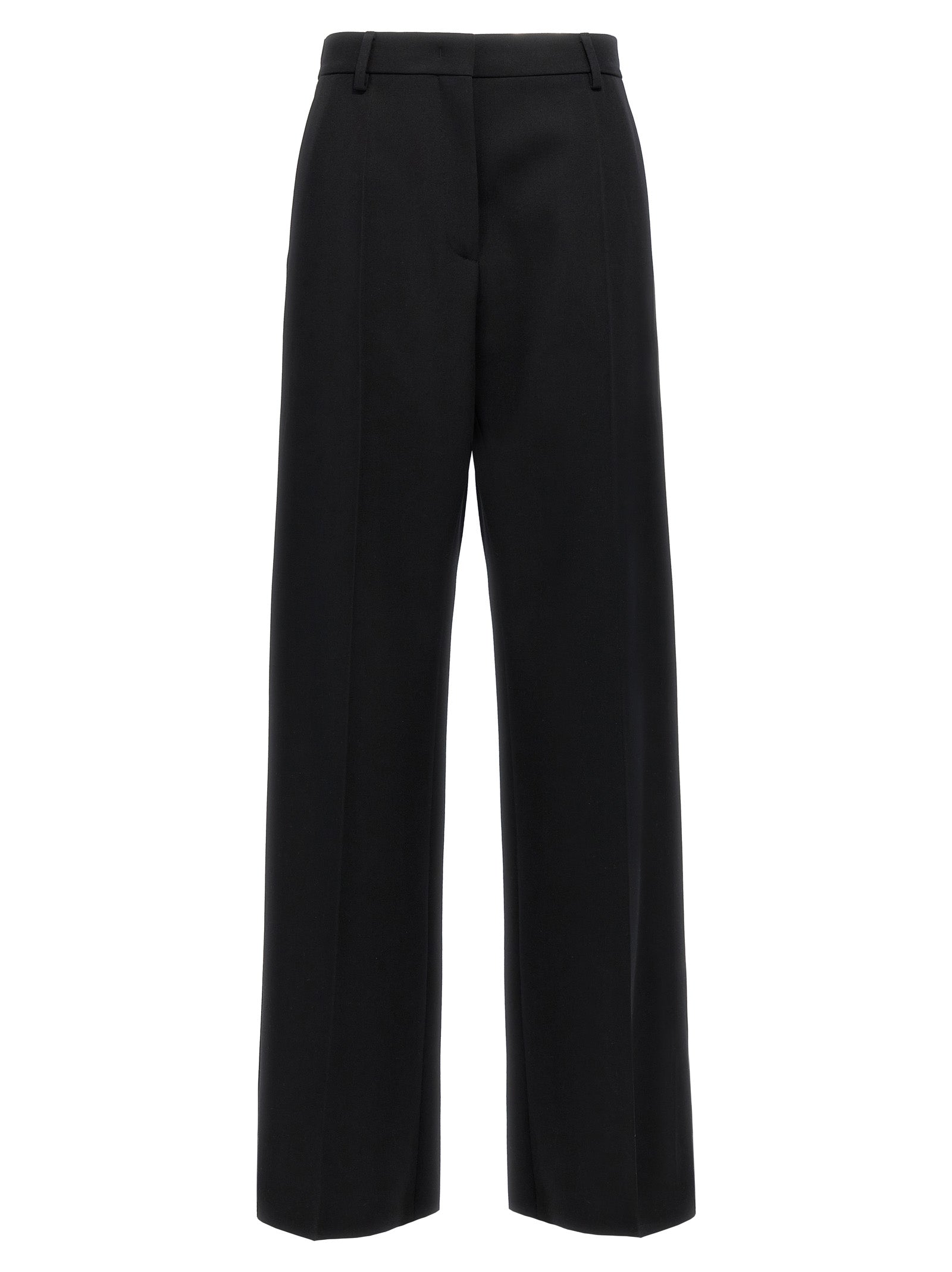 Valentino Garavani Black Virgin Wool Dress Pants Valentino Garavani