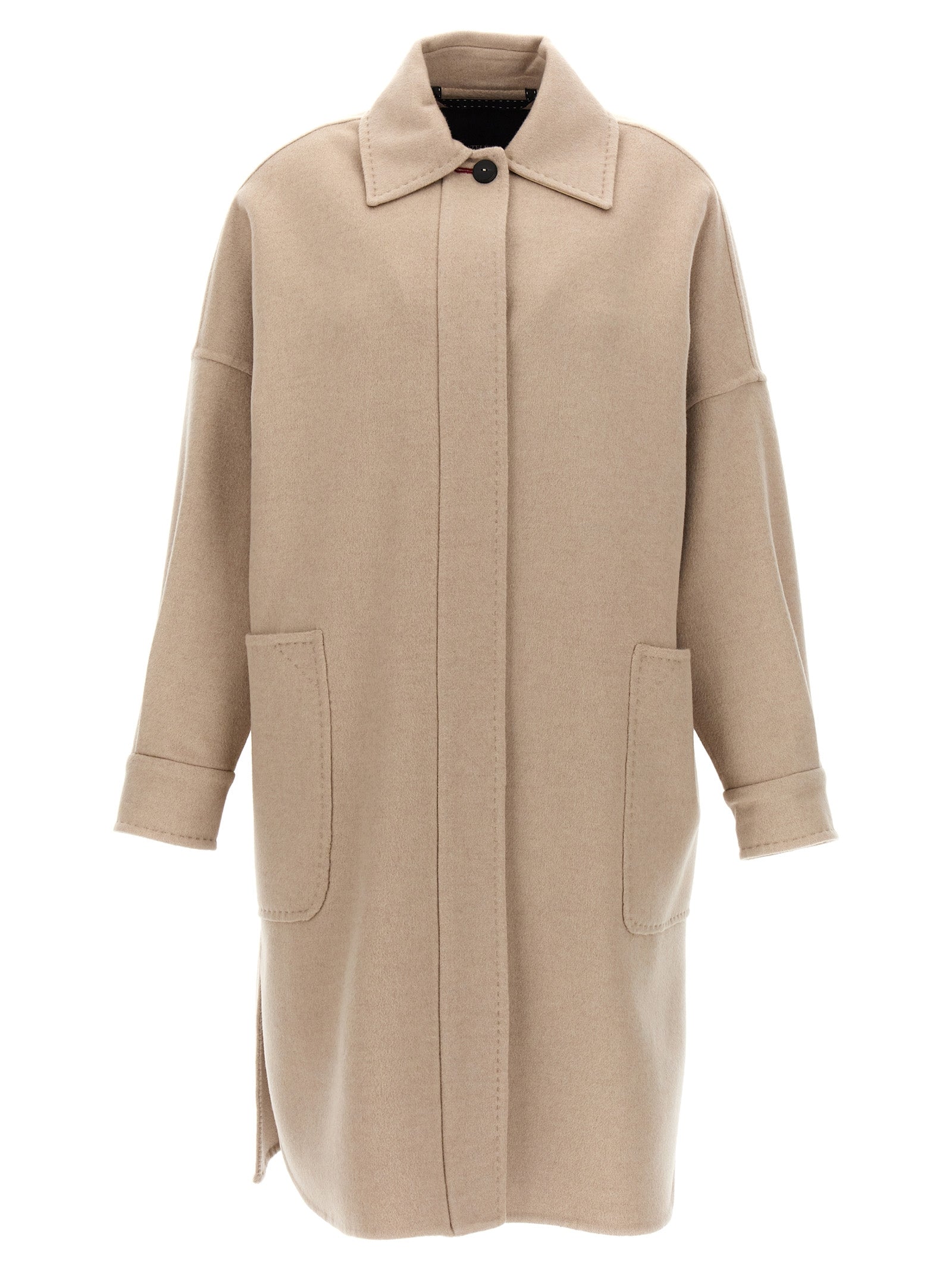 Max Mara Beige Cashmere Coat Max Mara