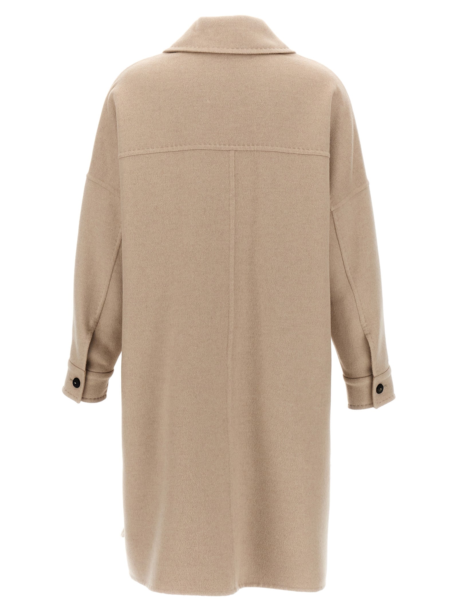 Max Mara Beige Cashmere Coat Max Mara