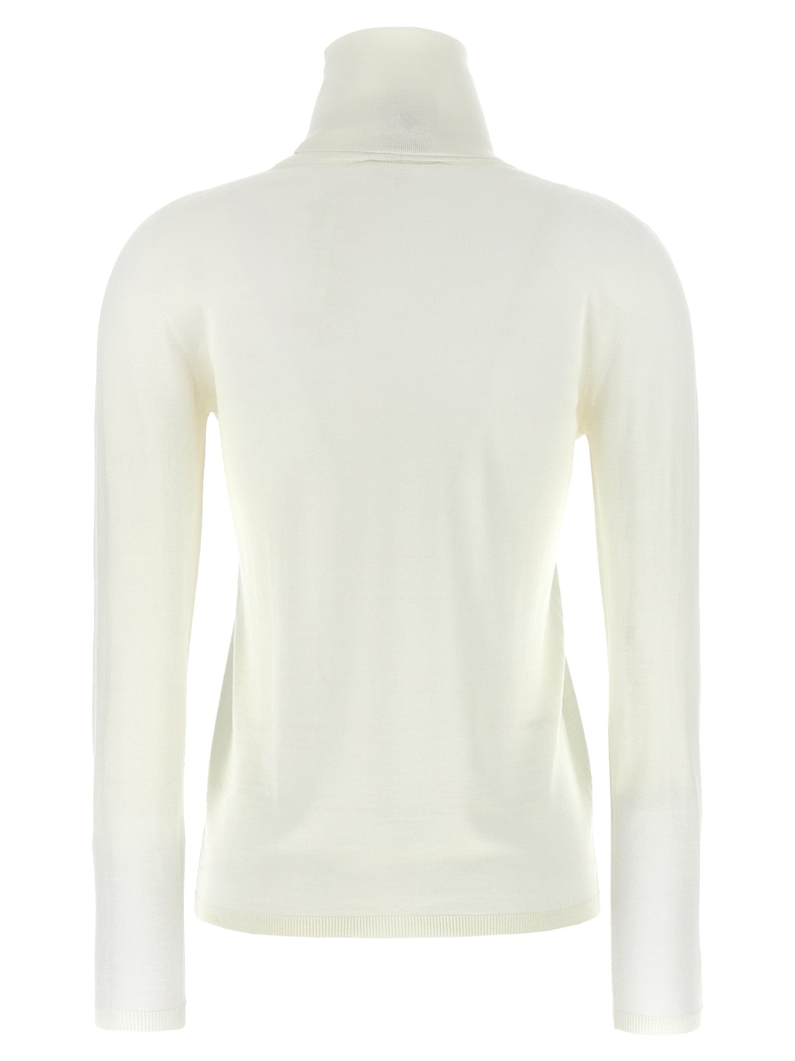 Max Mara White Virgin Wool Cardigan Max Mara