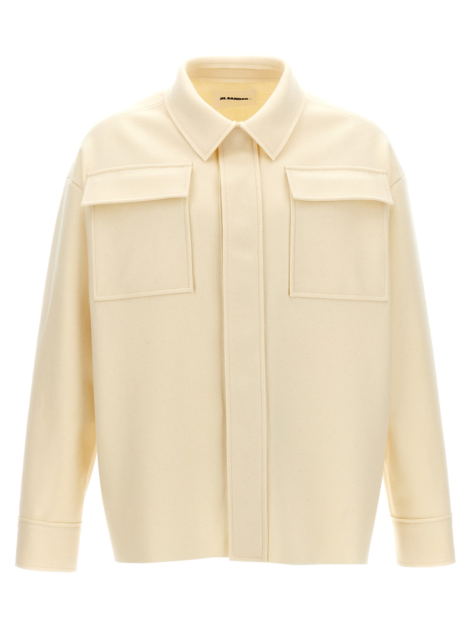 Jil Sander White Wool Blouse Jil Sander