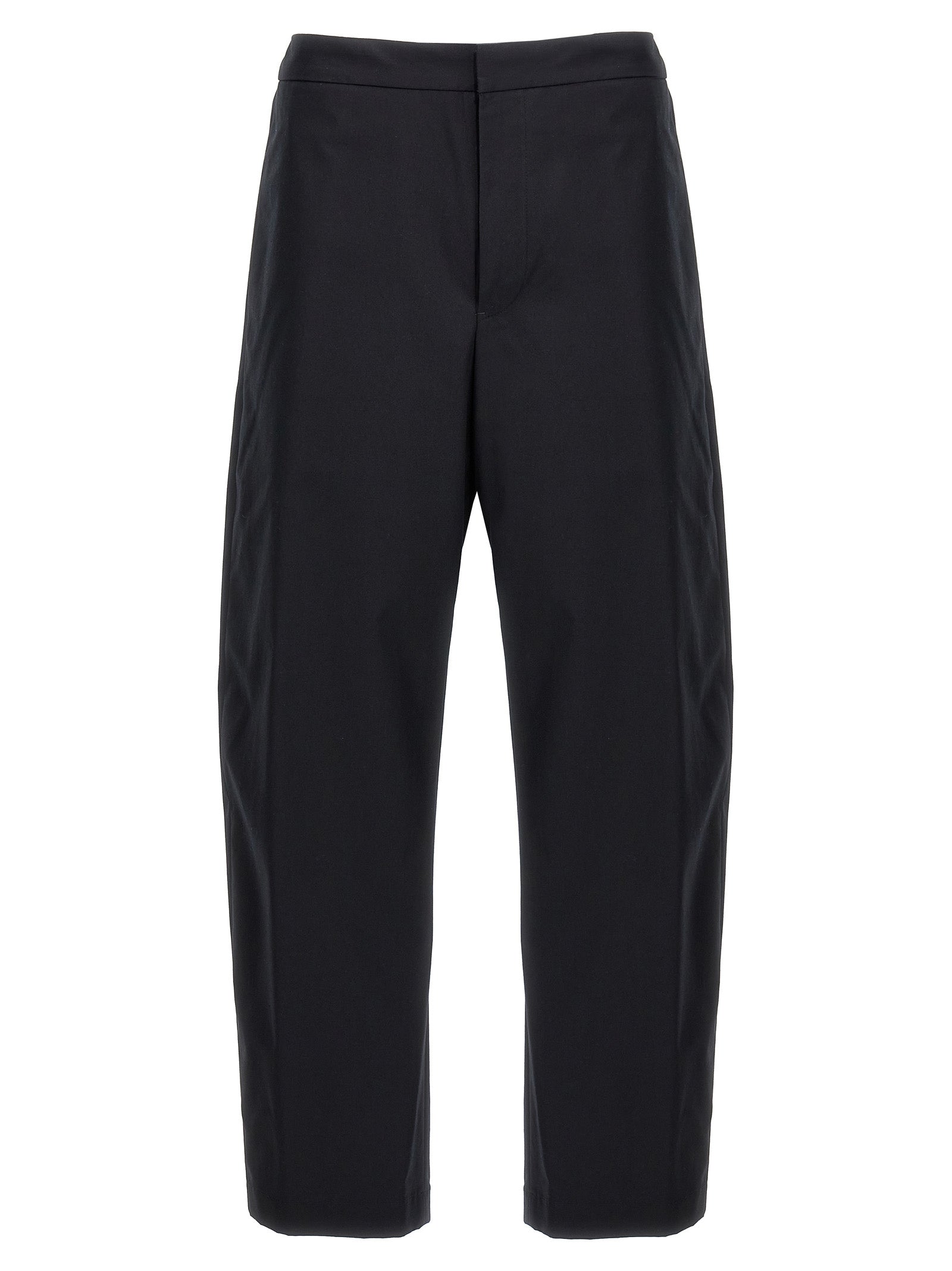 Jil Sander Blue Cotton Casual Pants Jil Sander