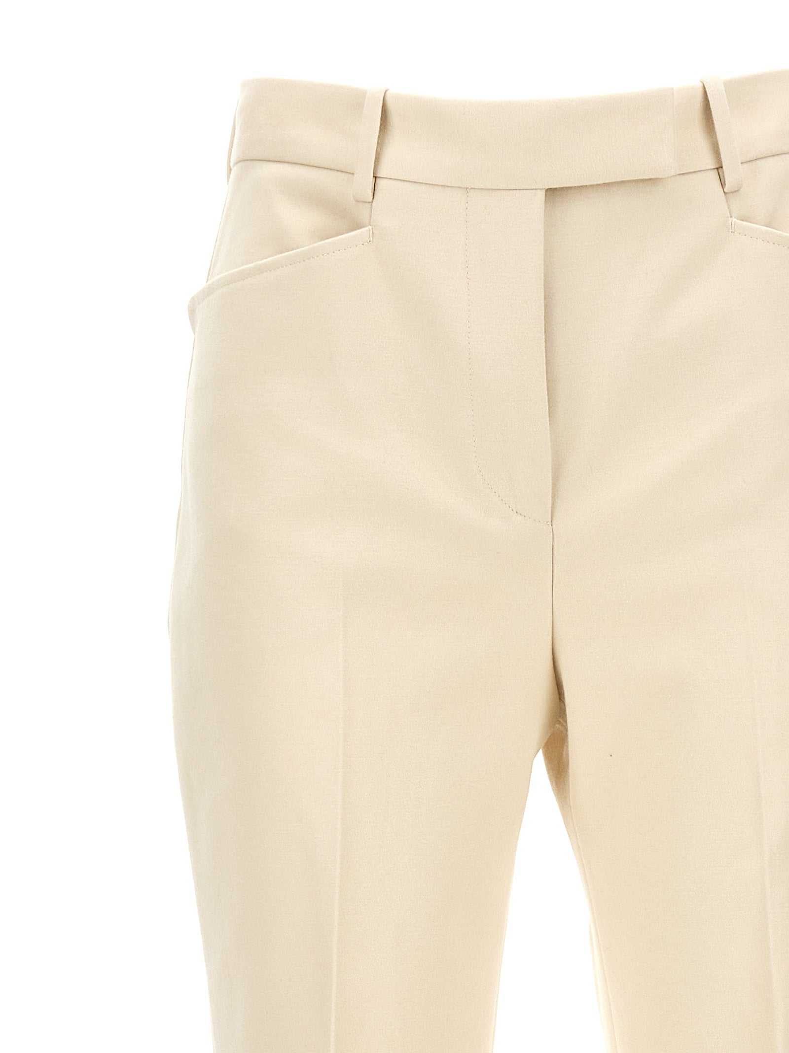 Tom Ford White Cotton Flared Pants Tom Ford