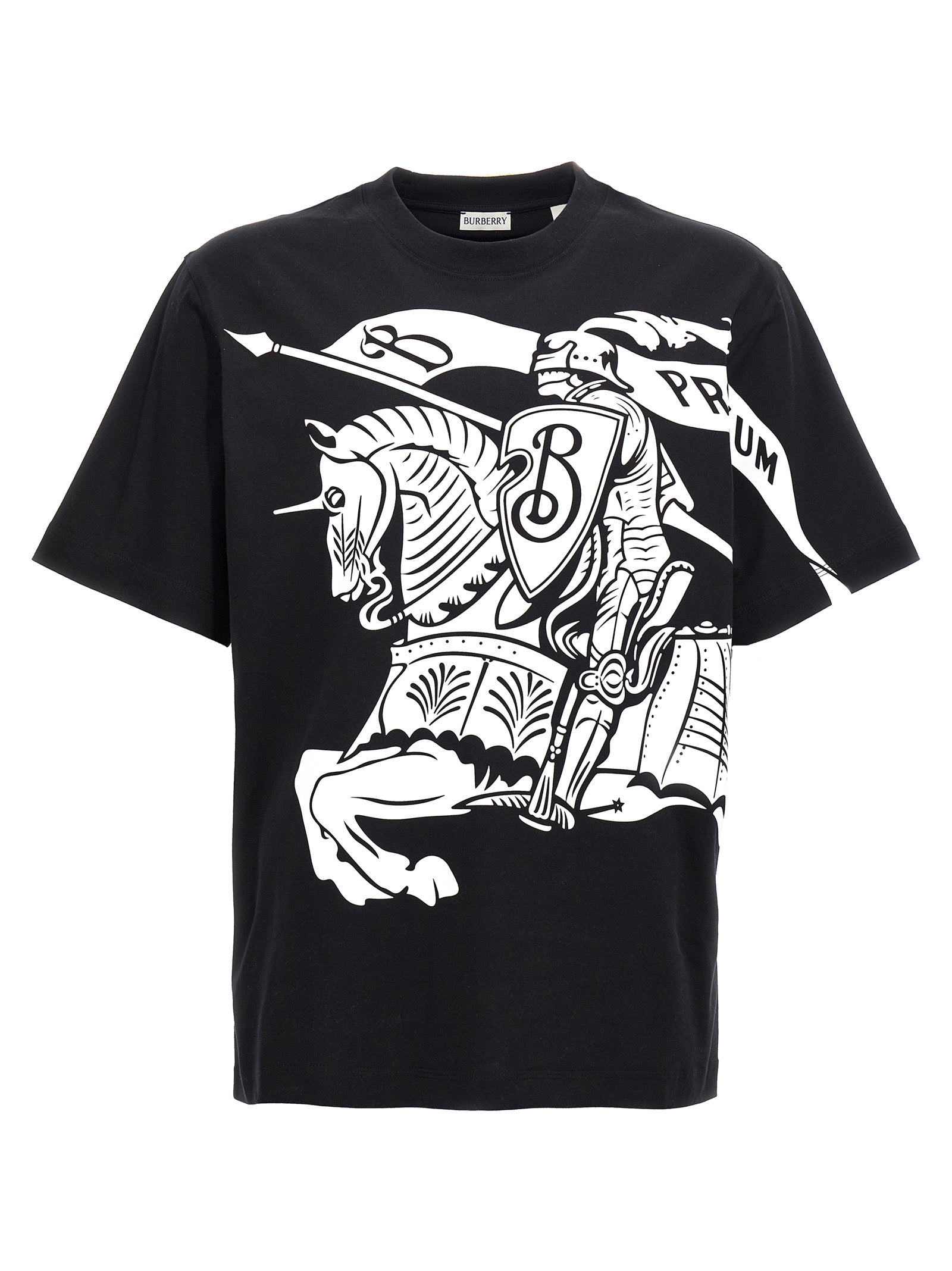 Burberry Bicolor Cotton T-Shirt Burberry