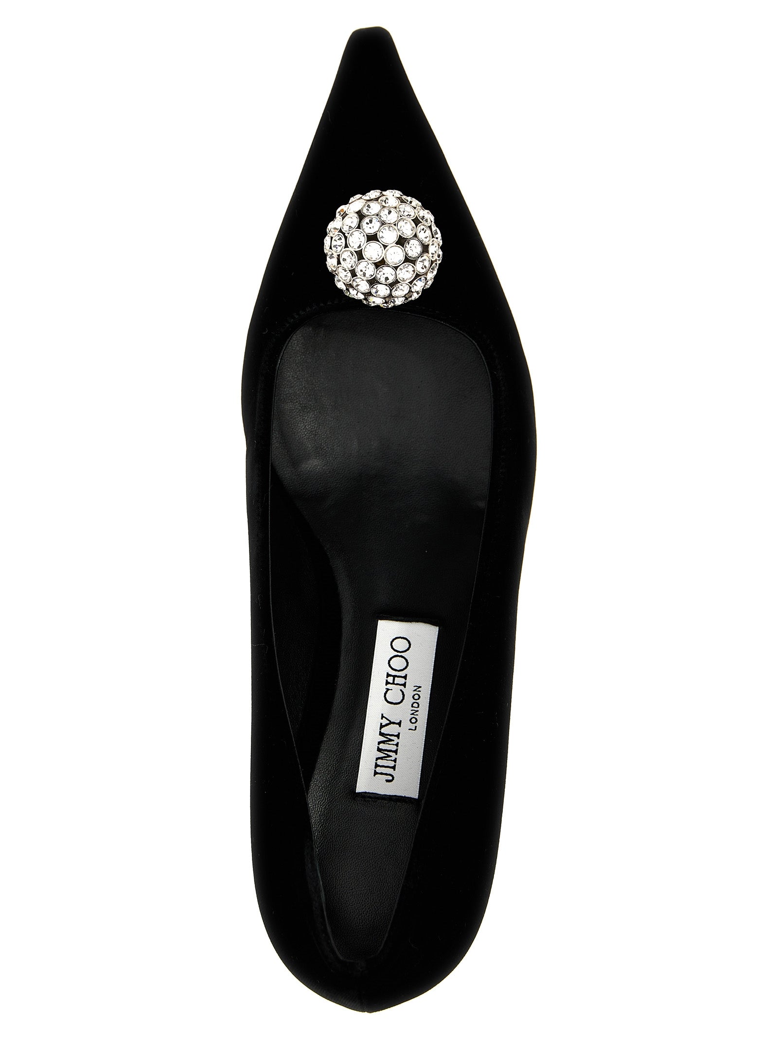 Jimmy Choo Black Textile Mid Heel Pumps Jimmy Choo