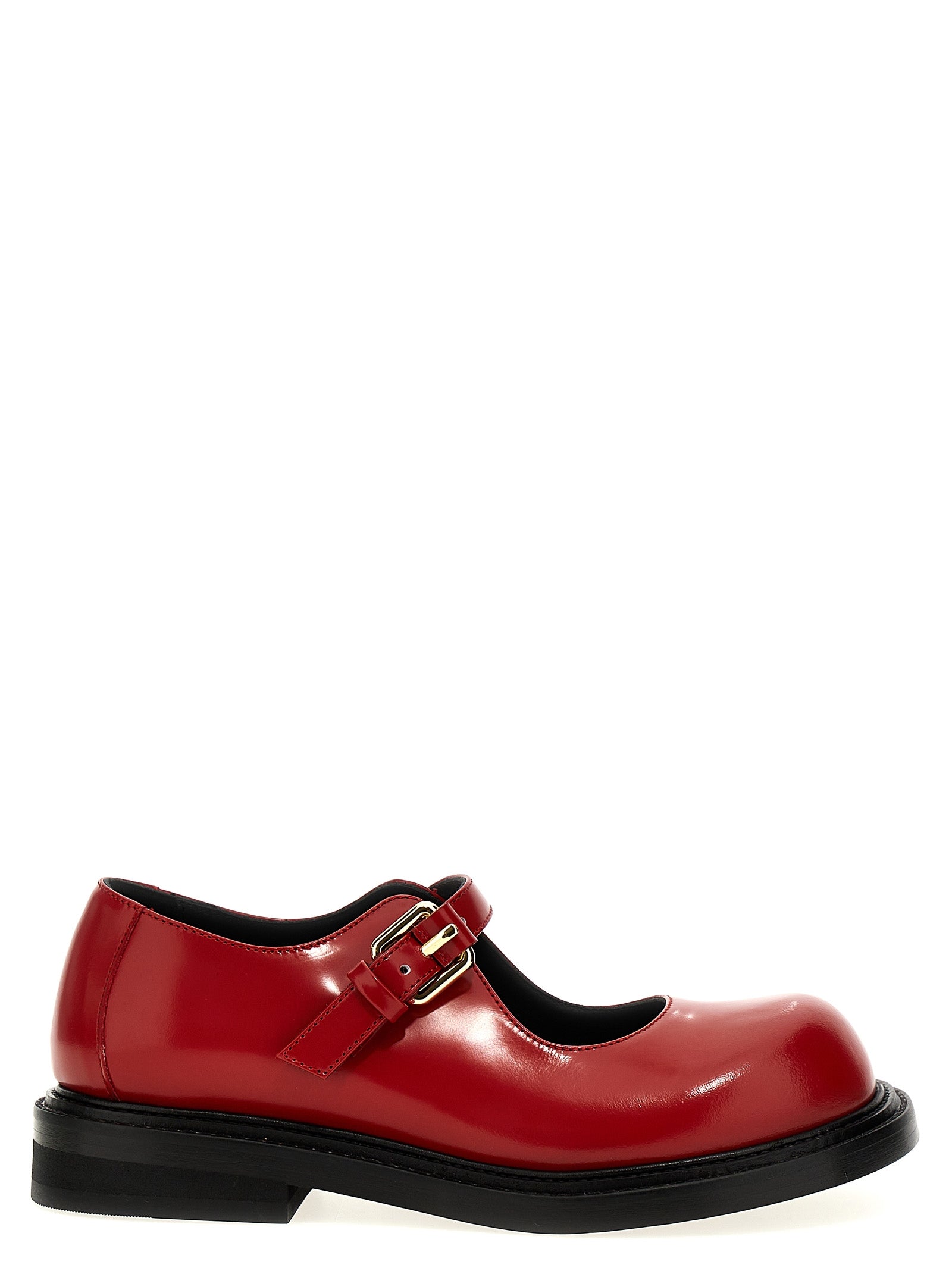 Moschino Multicolor Calfskin Flats Moschino