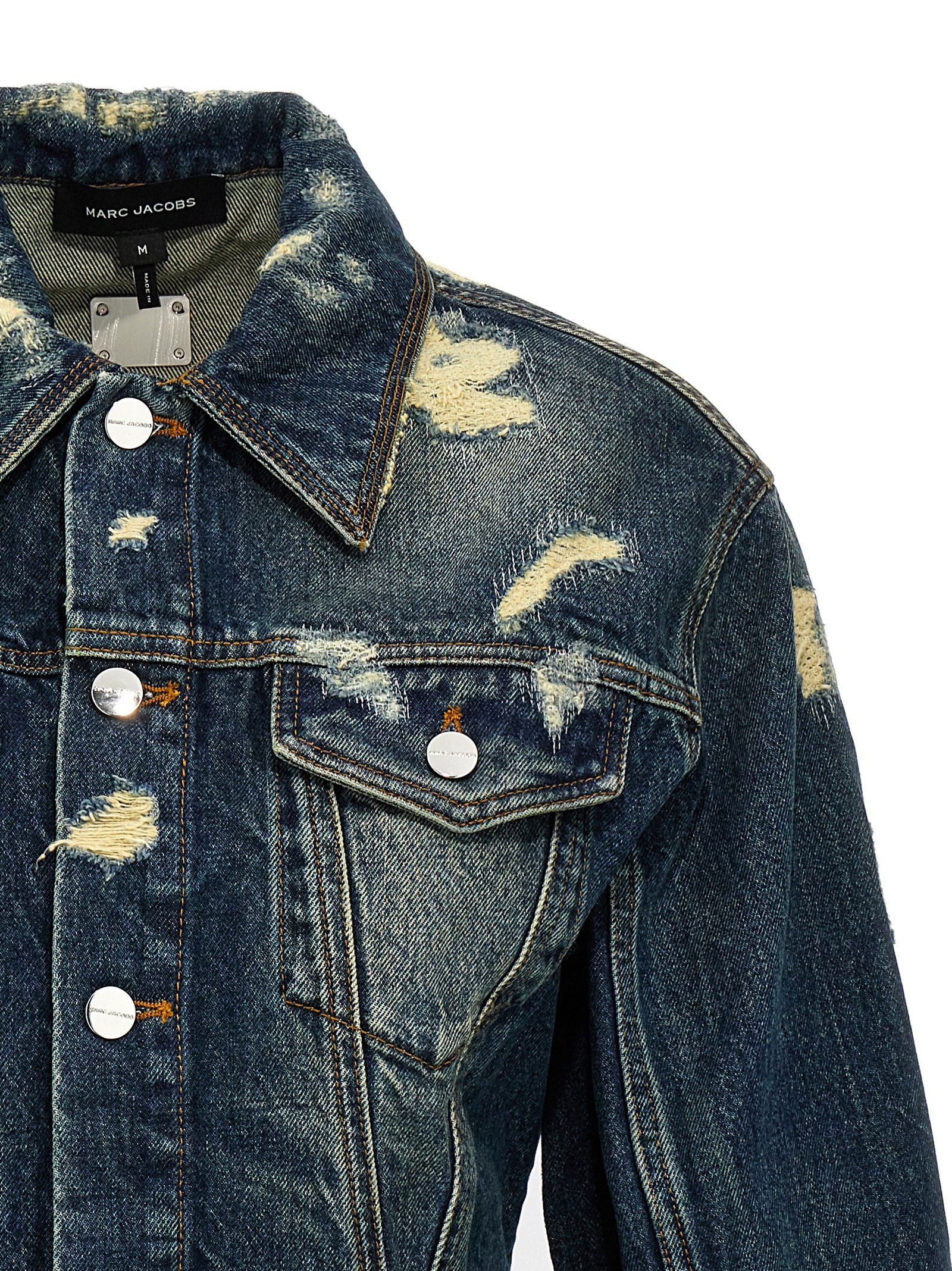 Marc Jacobs Blue Cotton Denim Jacket Marc Jacobs