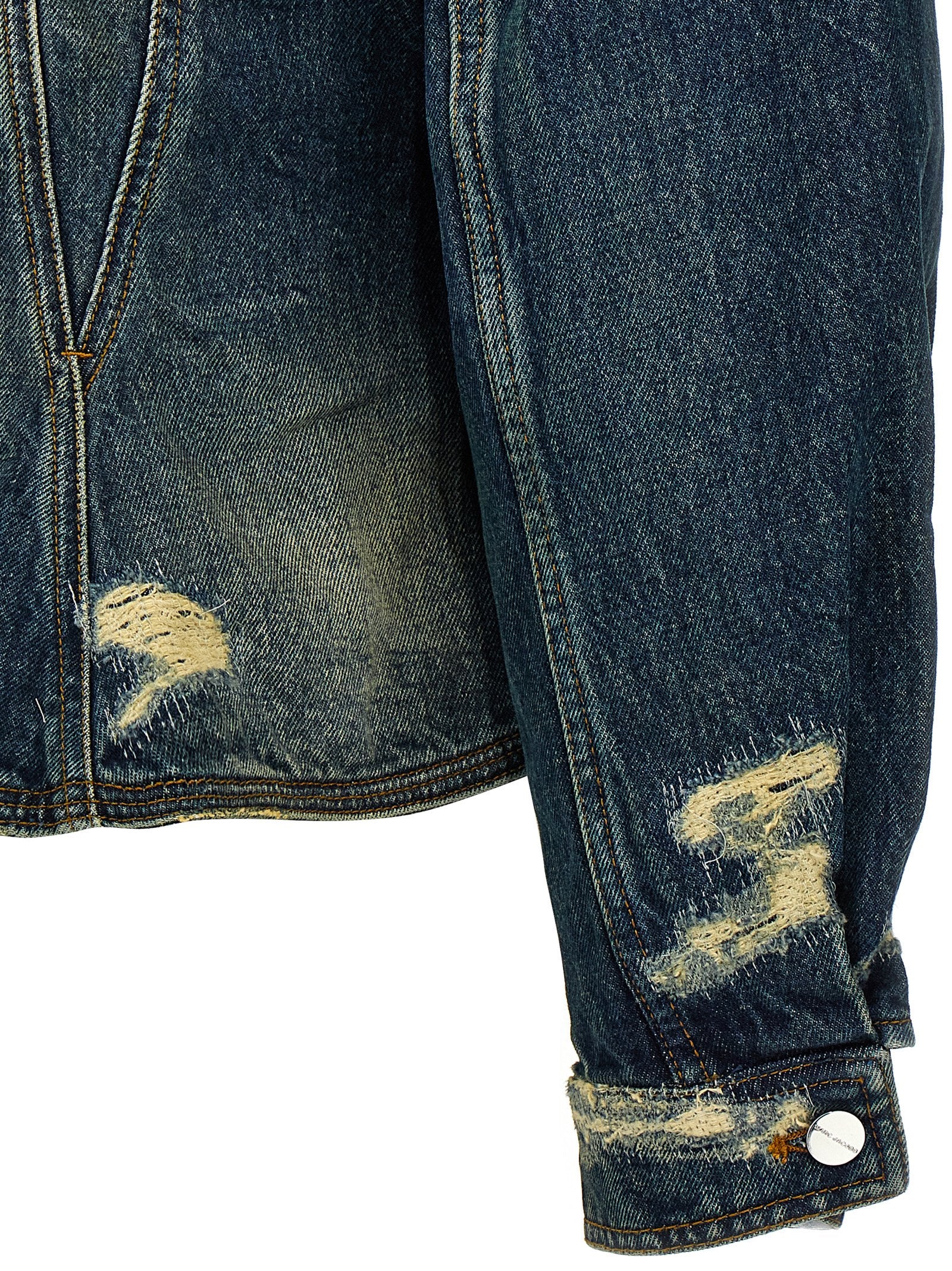Marc Jacobs Blue Cotton Denim Jacket Marc Jacobs