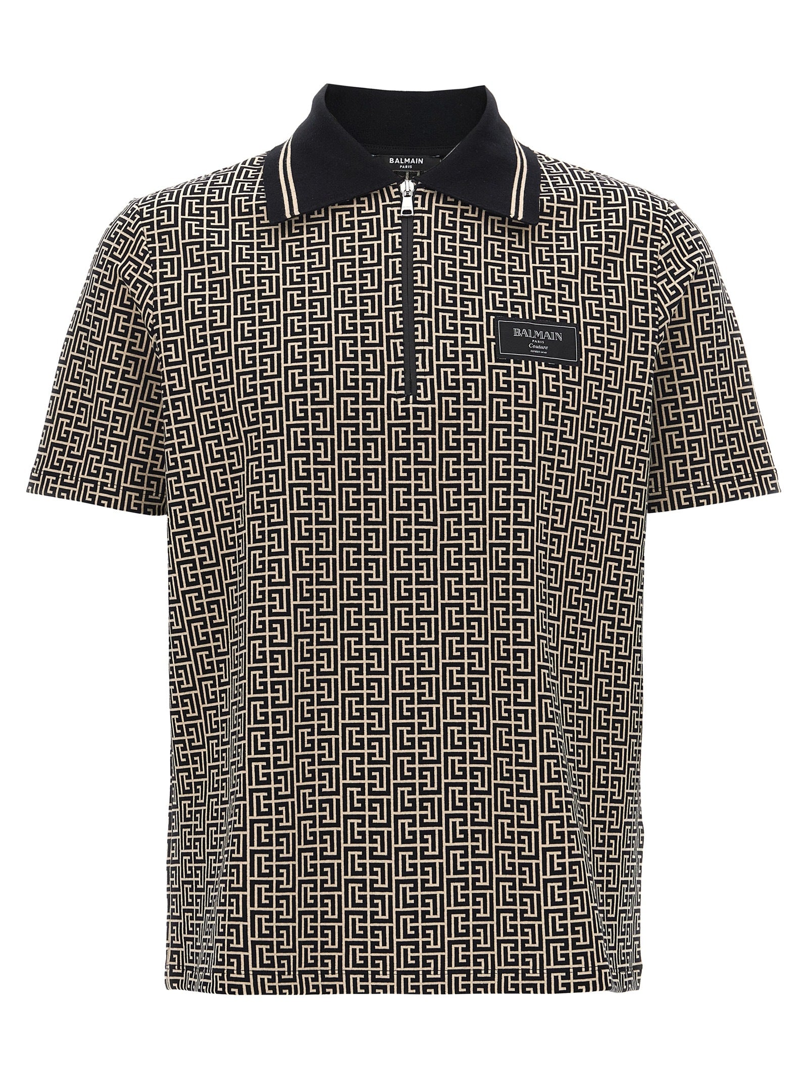 Balmain Bicolor Cotton Polo Shirt Balmain