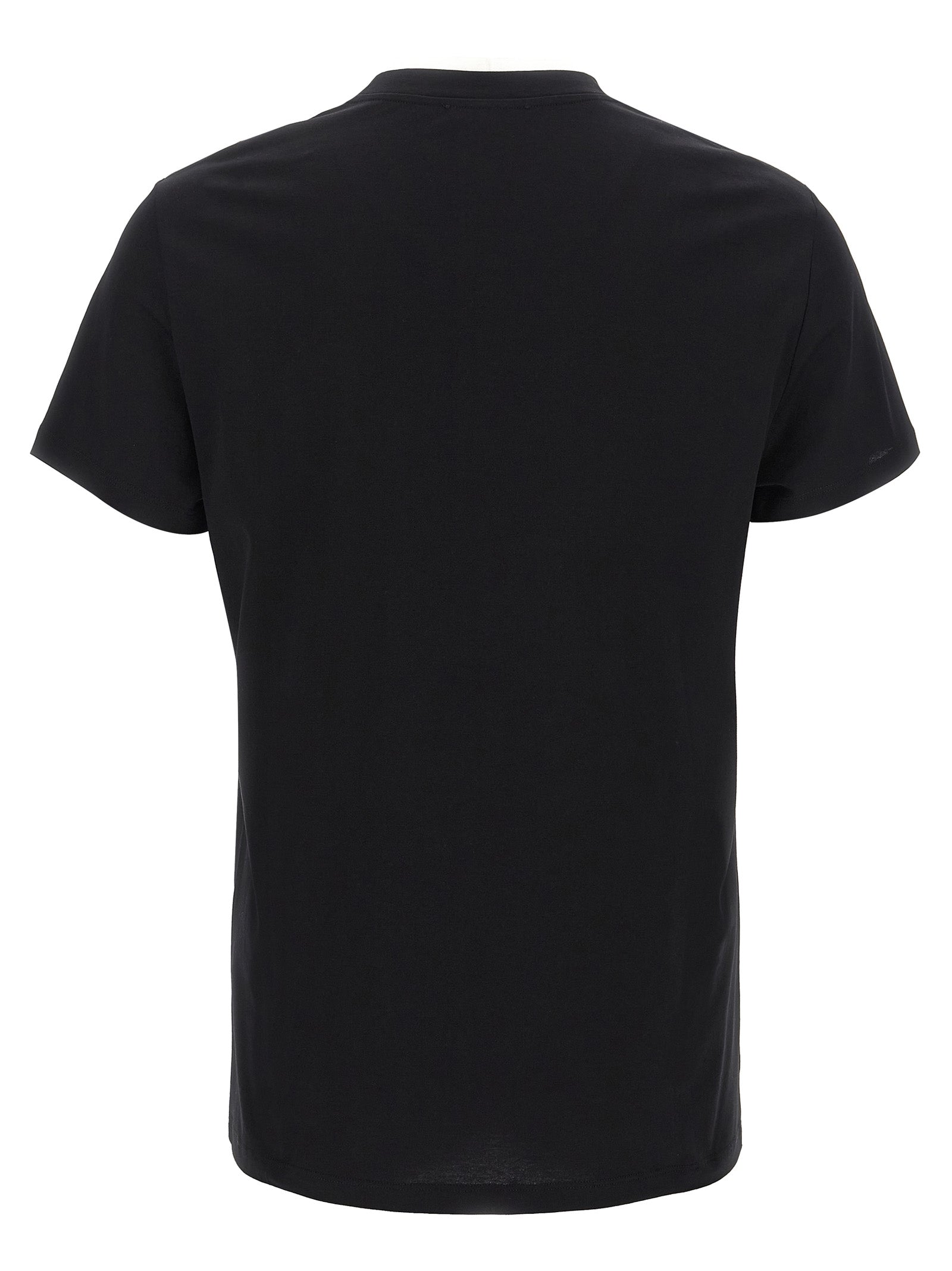 Balmain Black Organic Cotton T-Shirt Balmain