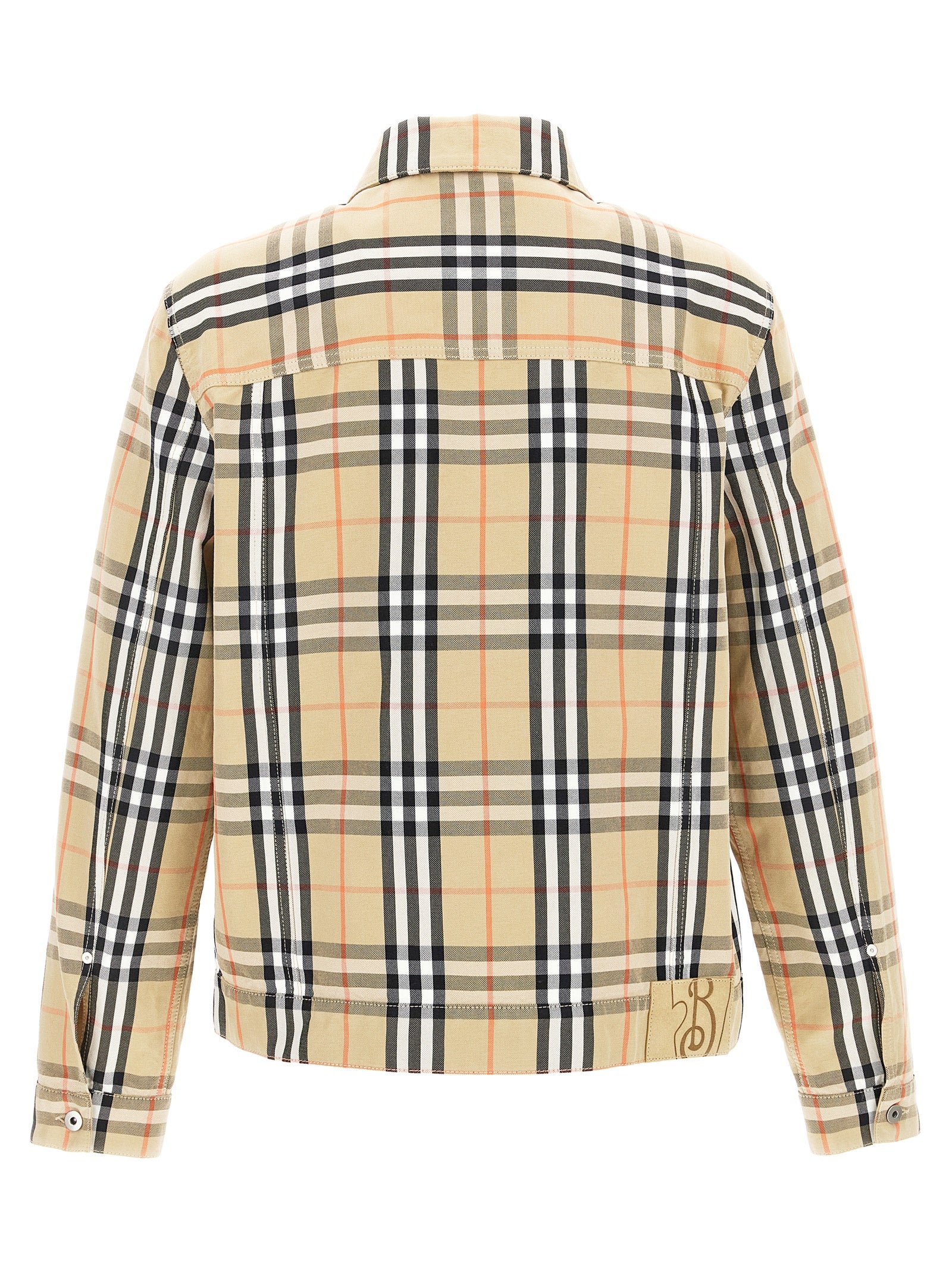 Burberry Beige Cotton Full-Length Jacket Burberry