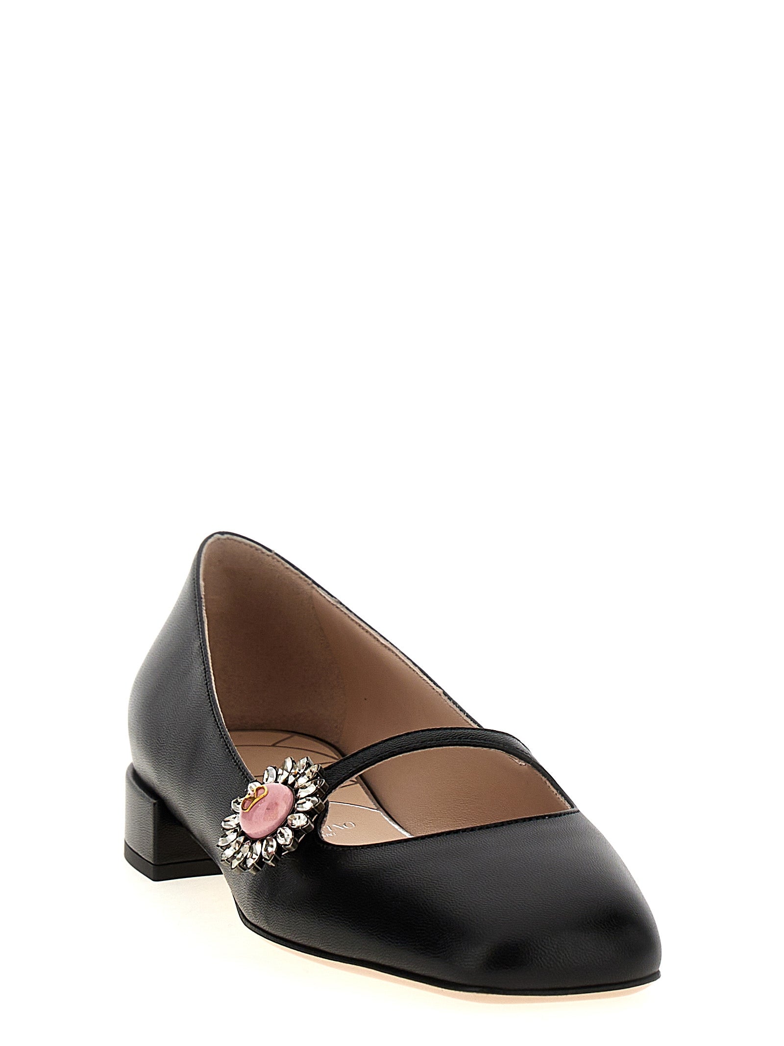Valentino Garavani Black Calfskin Ballet Flats Valentino Garavani