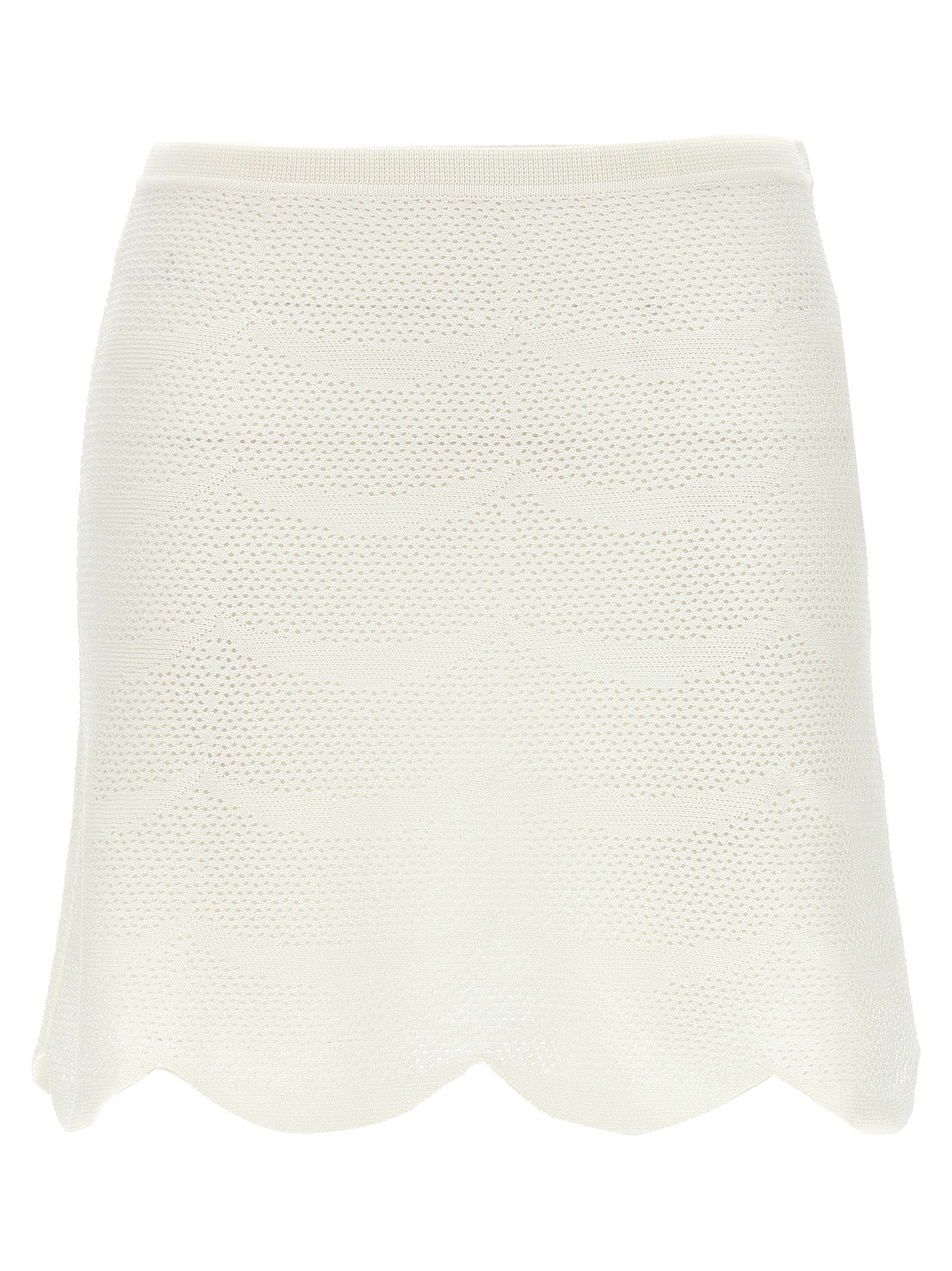 Tom Ford White Cotton Long Skirt Tom Ford