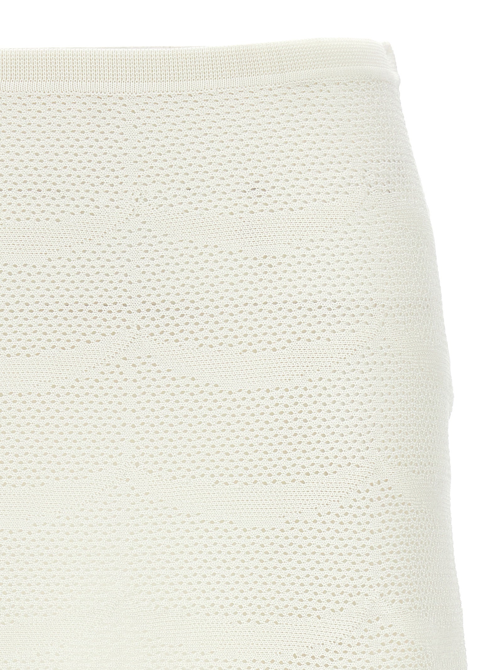 Tom Ford White Cotton Long Skirt Tom Ford