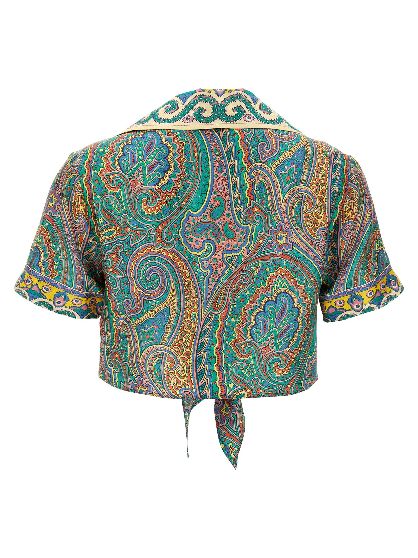 Etro Multicolor Silk Pattern Shirt Etro