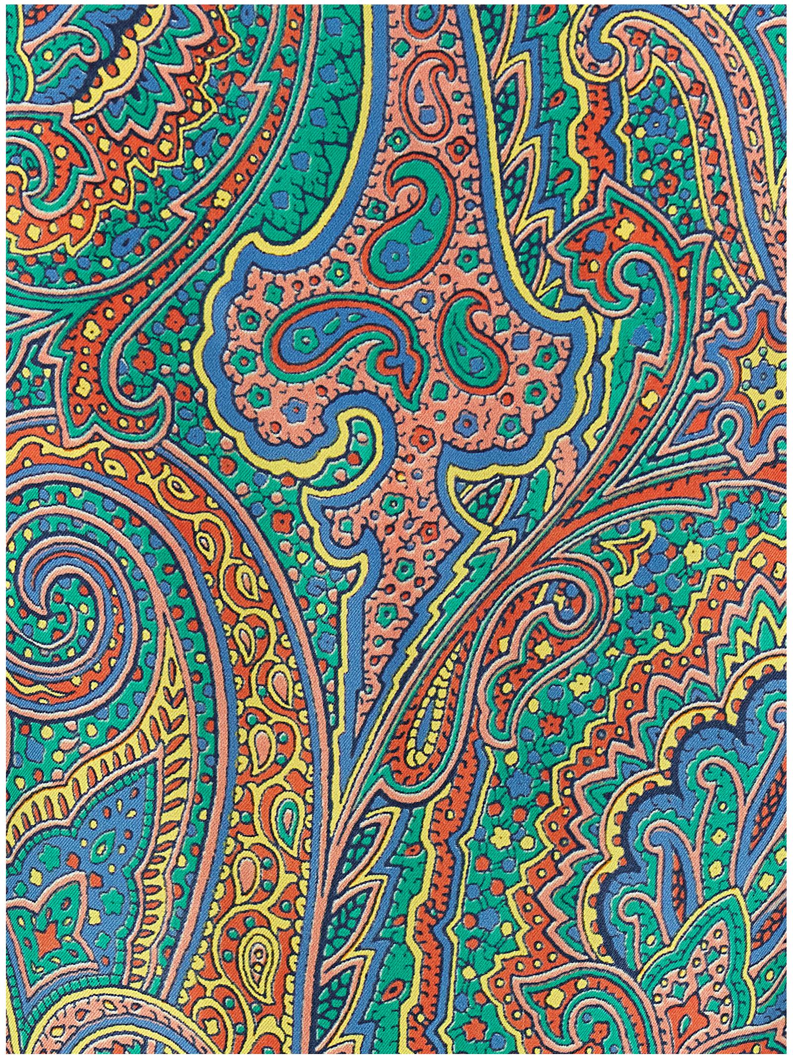Etro Multicolor Silk Pattern Shirt Etro