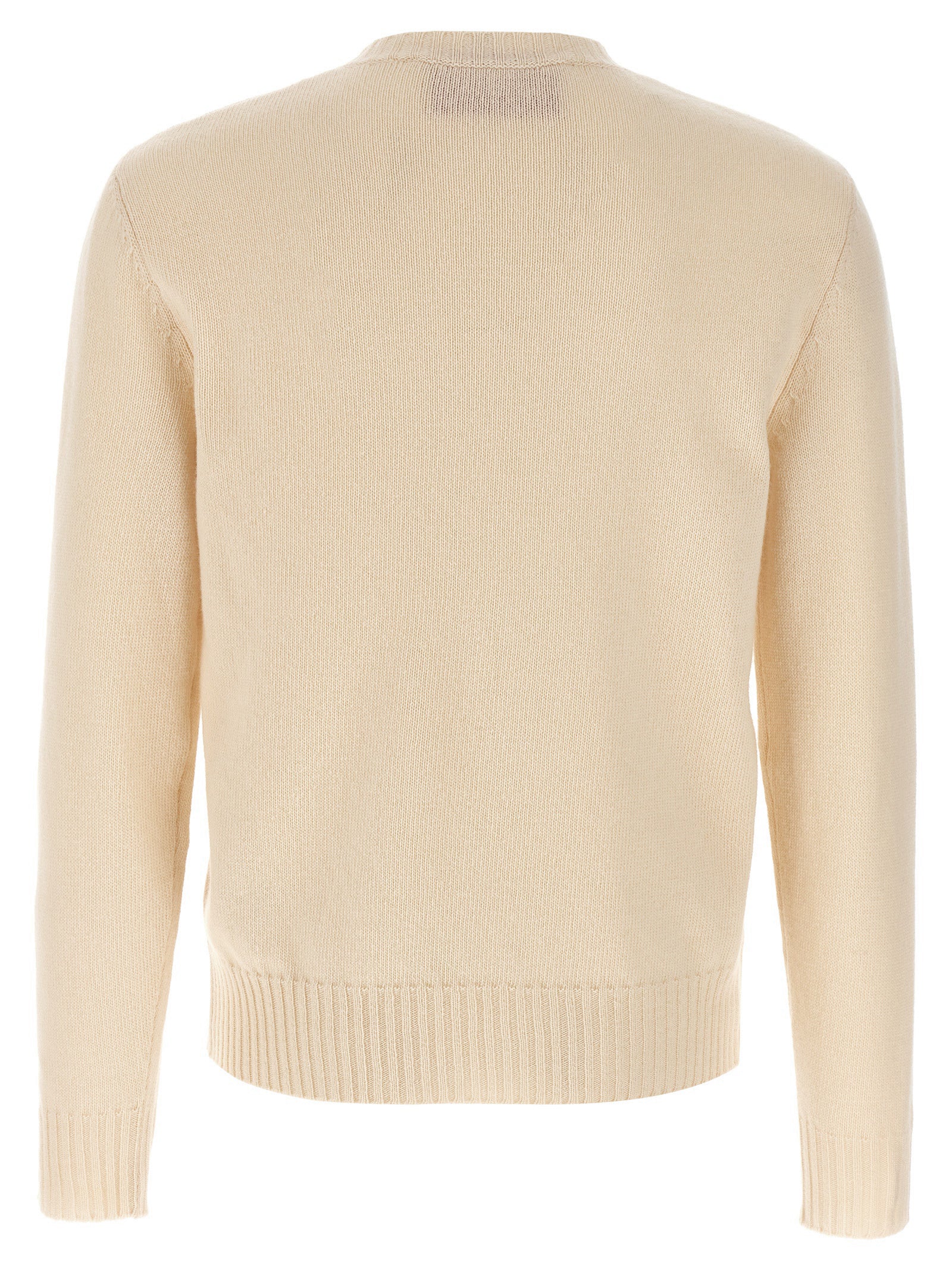 Valentino Garavani Beige Virgin Wool Cardigan Valentino Garavani